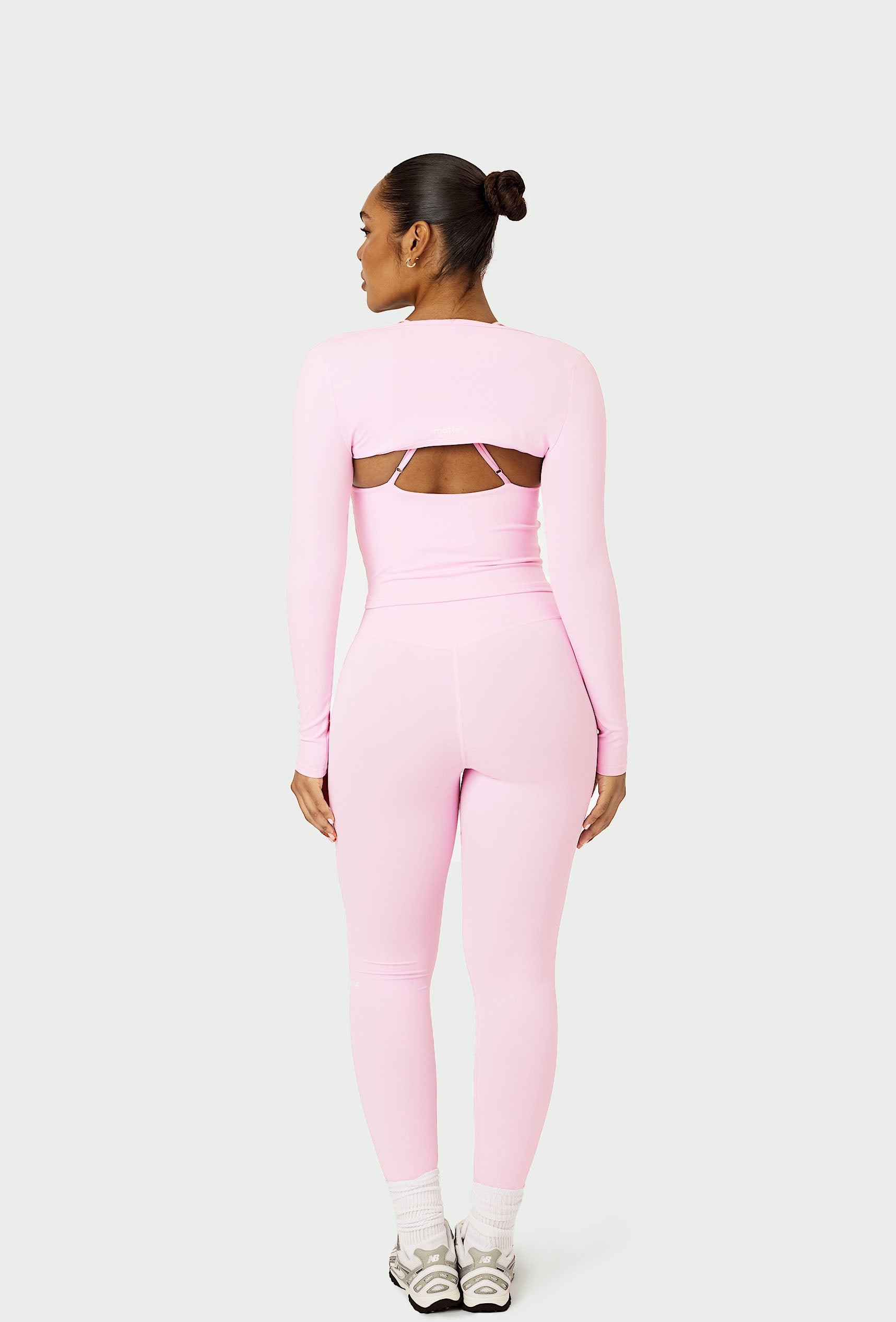 Align Long Sleeve Crop Top - Ballet Pink