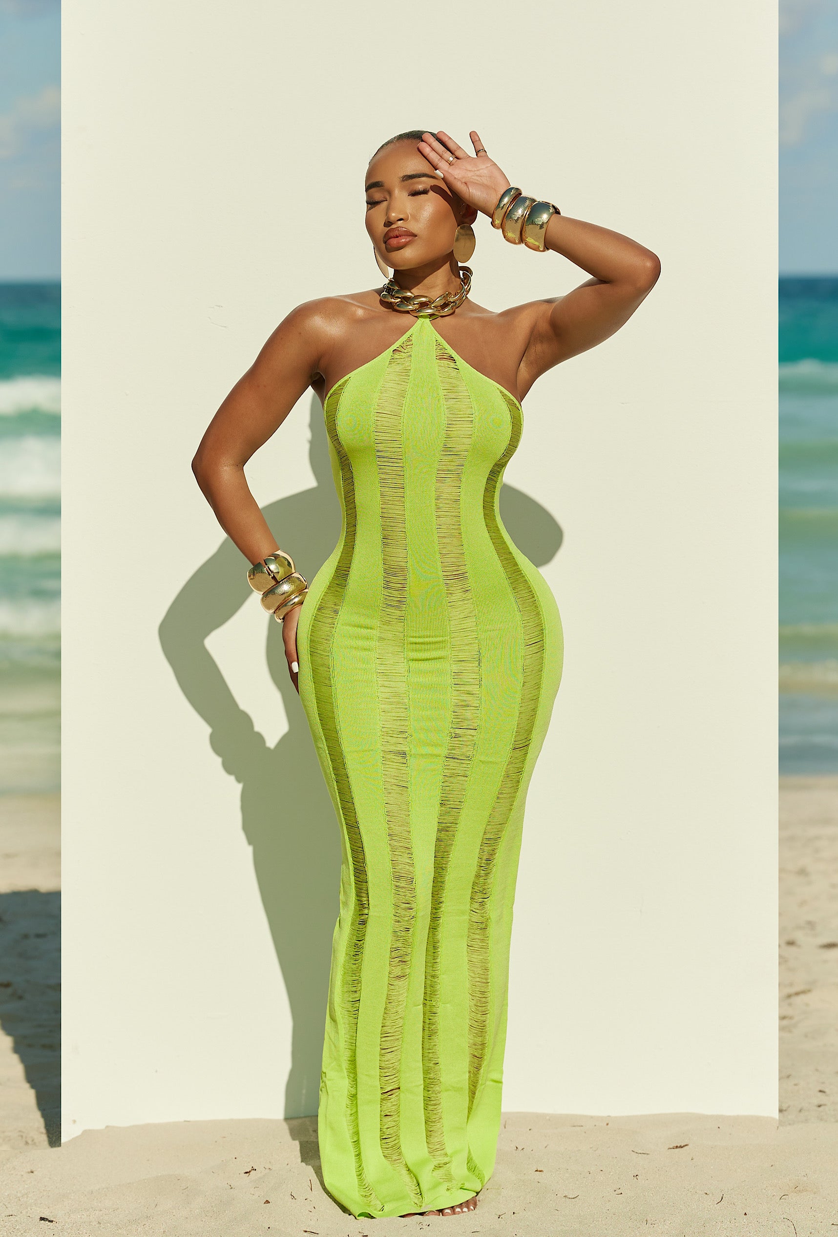 Matte Resort Alexandra Dress - Citrus