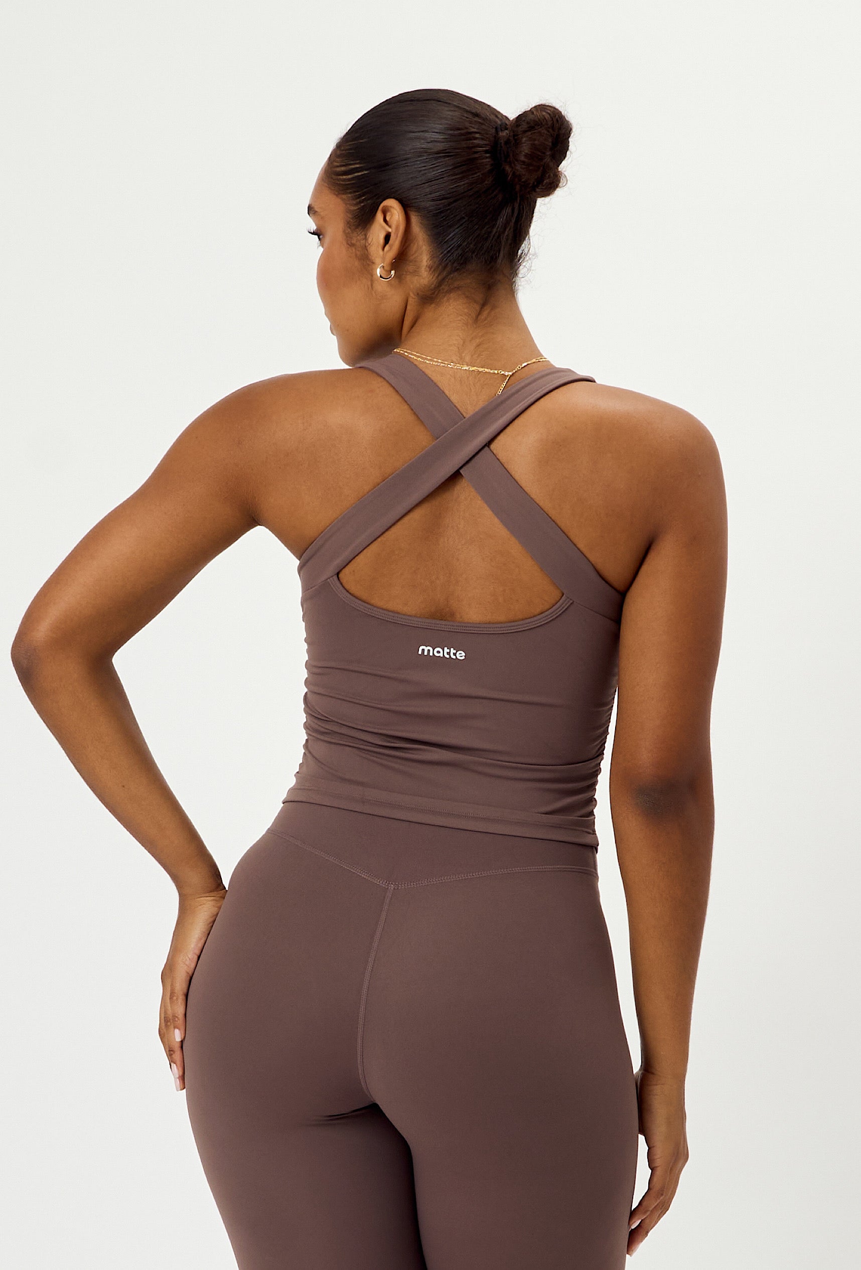 Soft Cinch Tank - Soft Cocoa