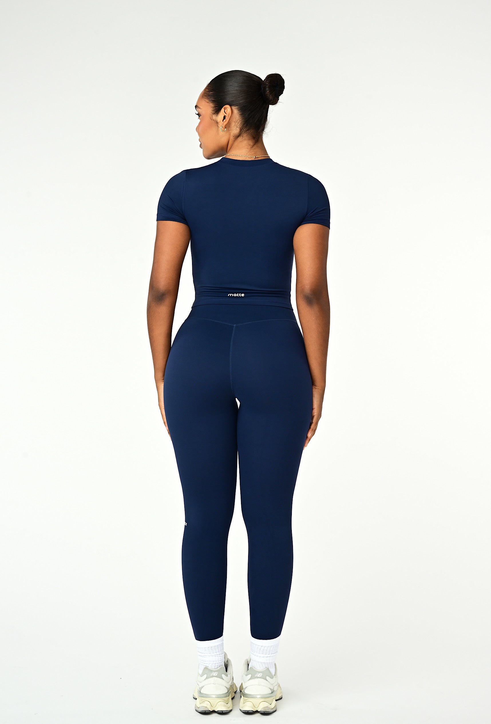 Cloudform Crop - Navy
