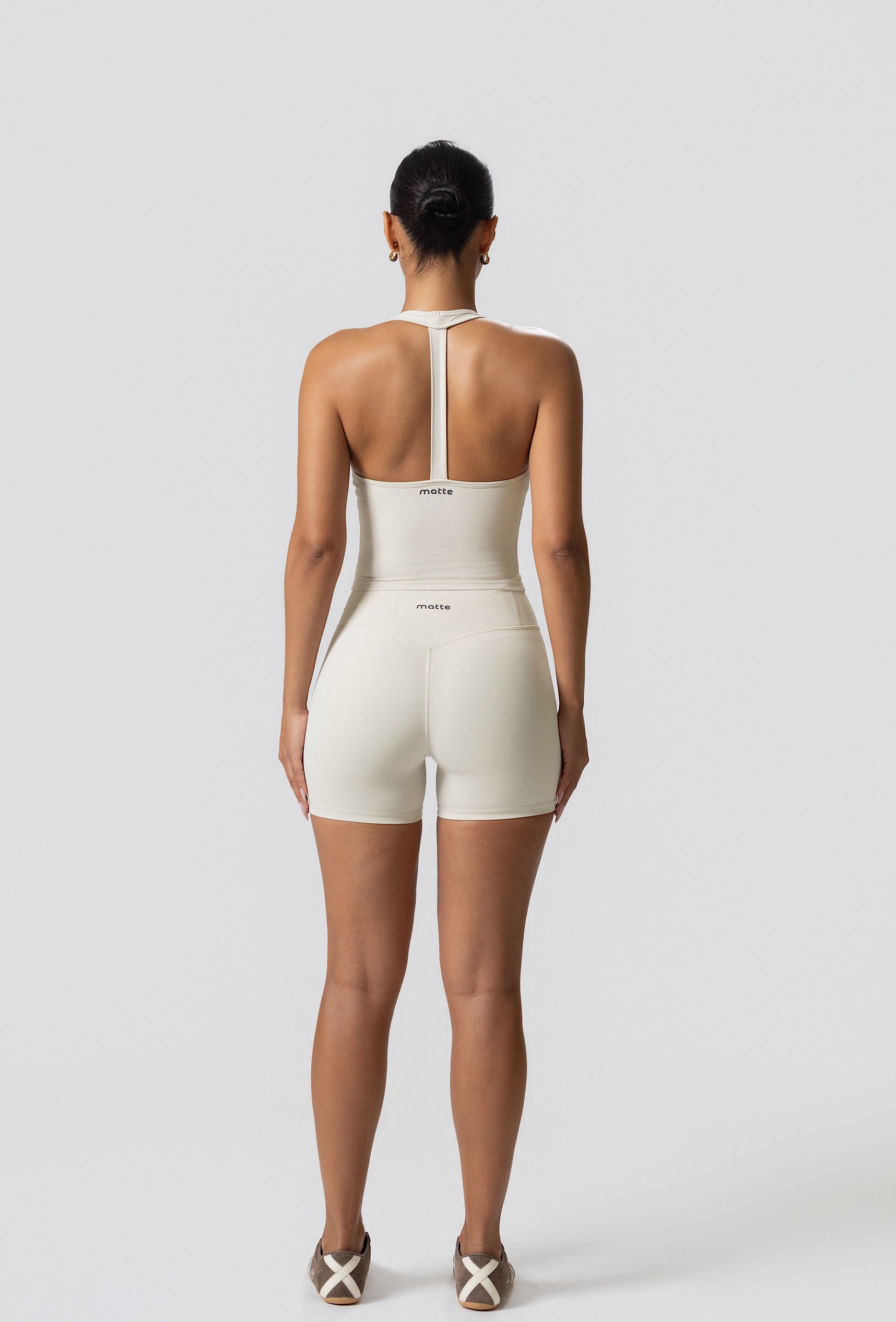 Linea Double Layer Halter - Iced vanilla