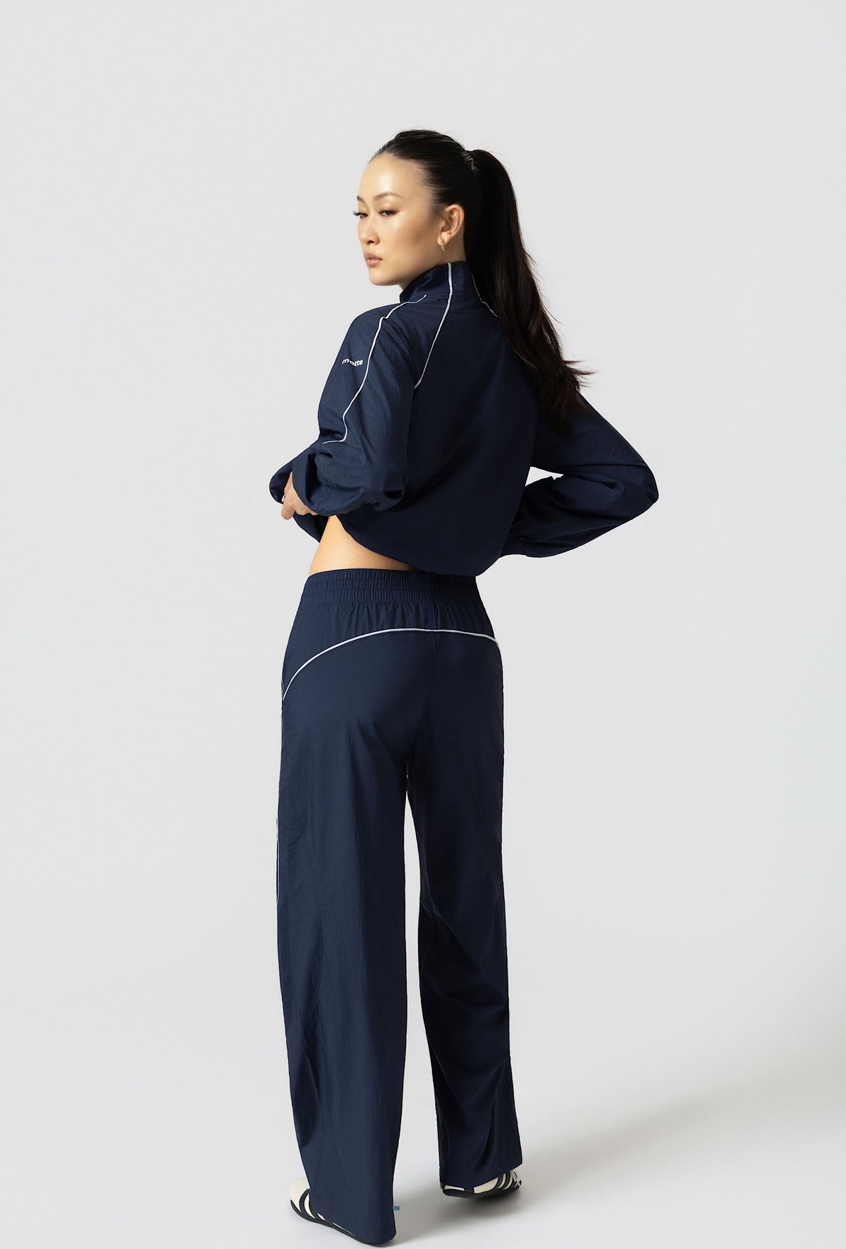 Academy Windbreaker Pants - Navy