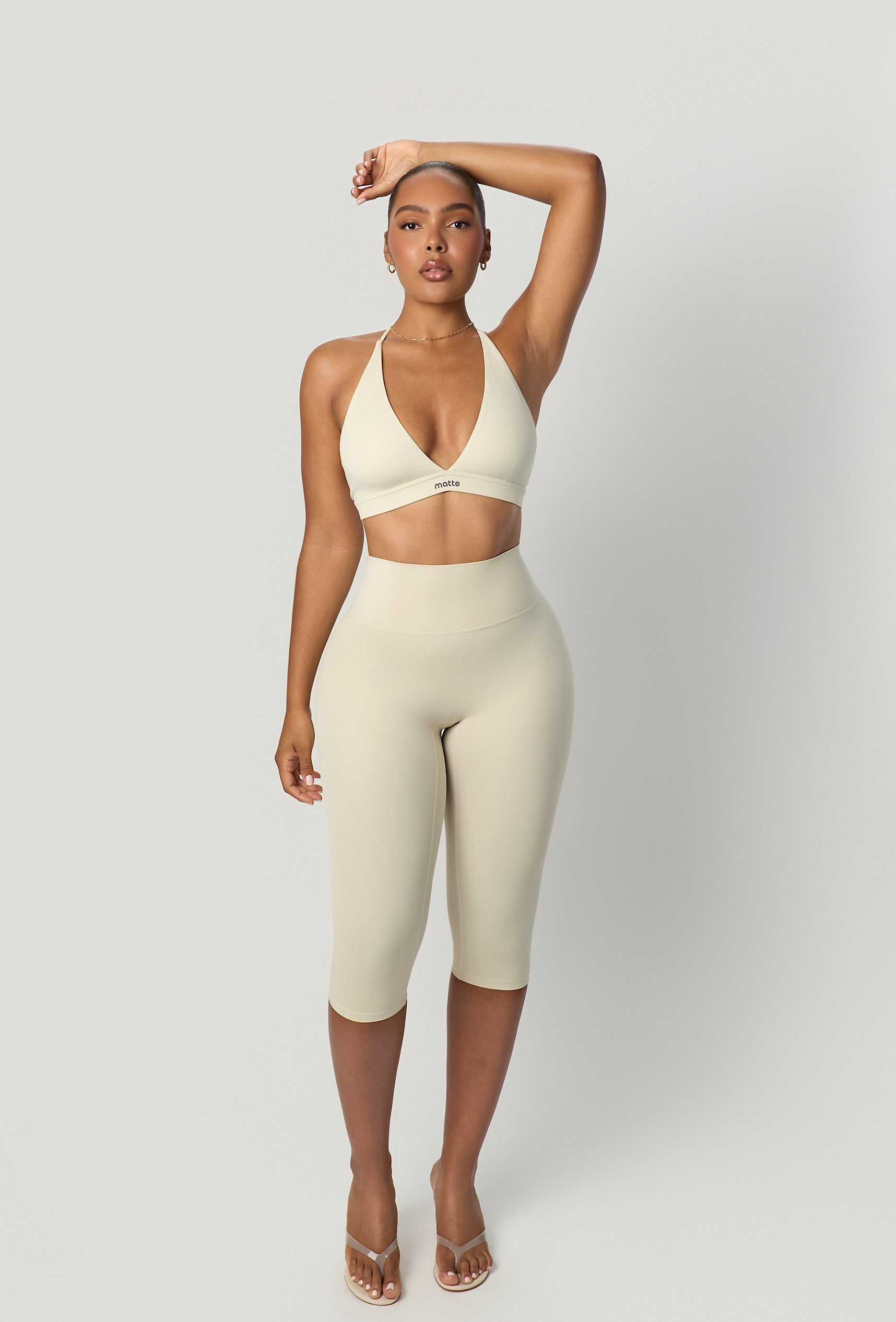 Capri Essential Legging - Vanilla