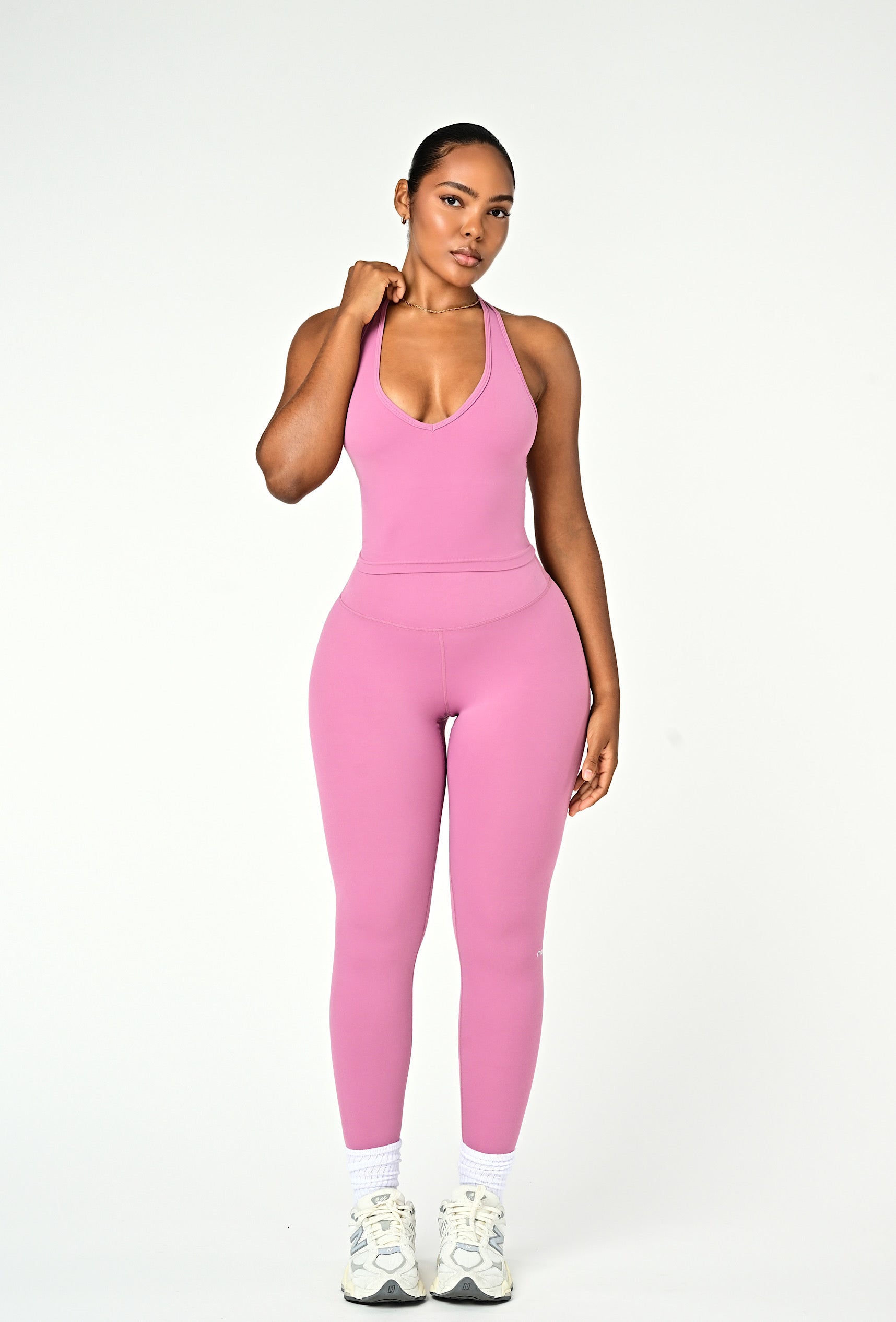 Linea Halter Top - Pink Cloud