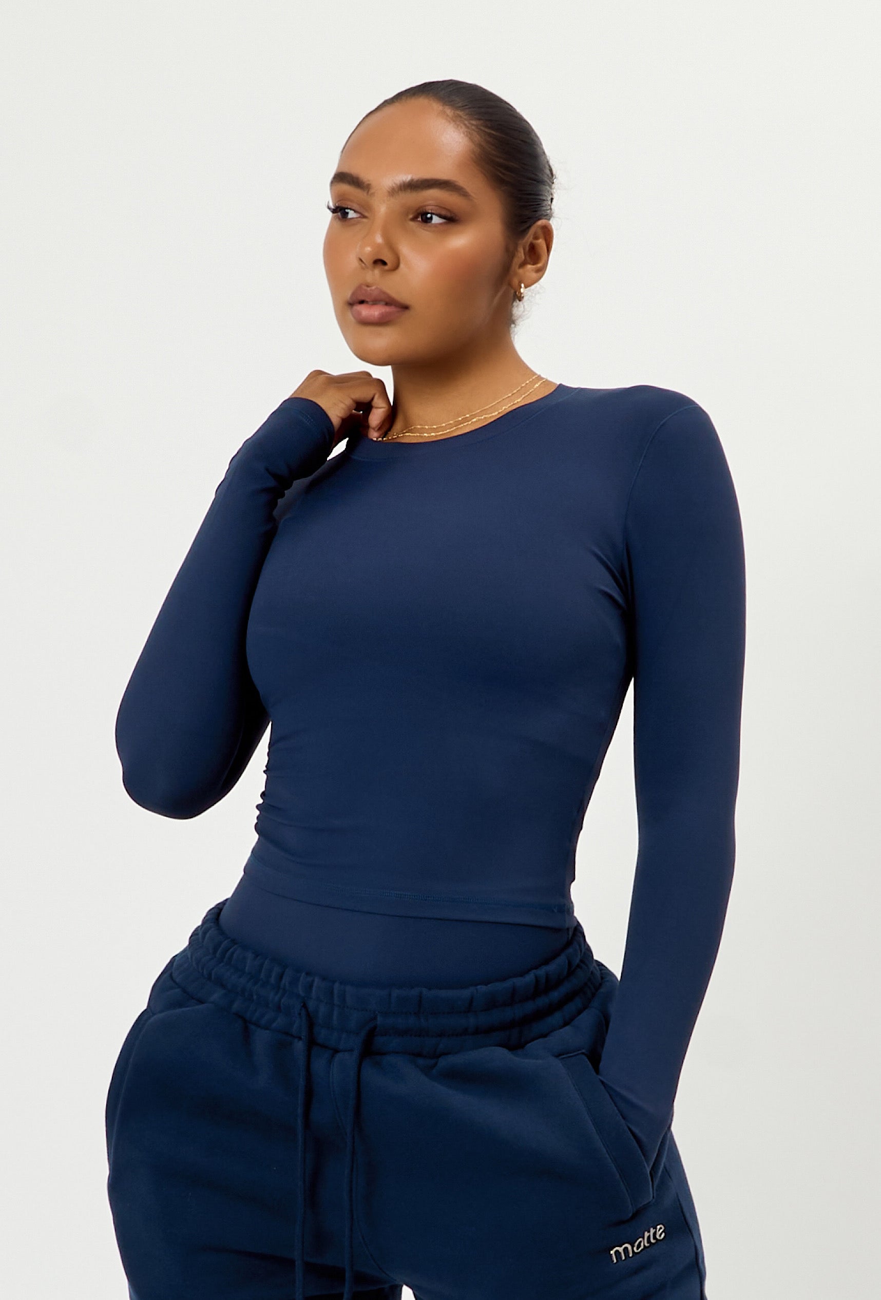 Cloudform Long Sleeve - Navy