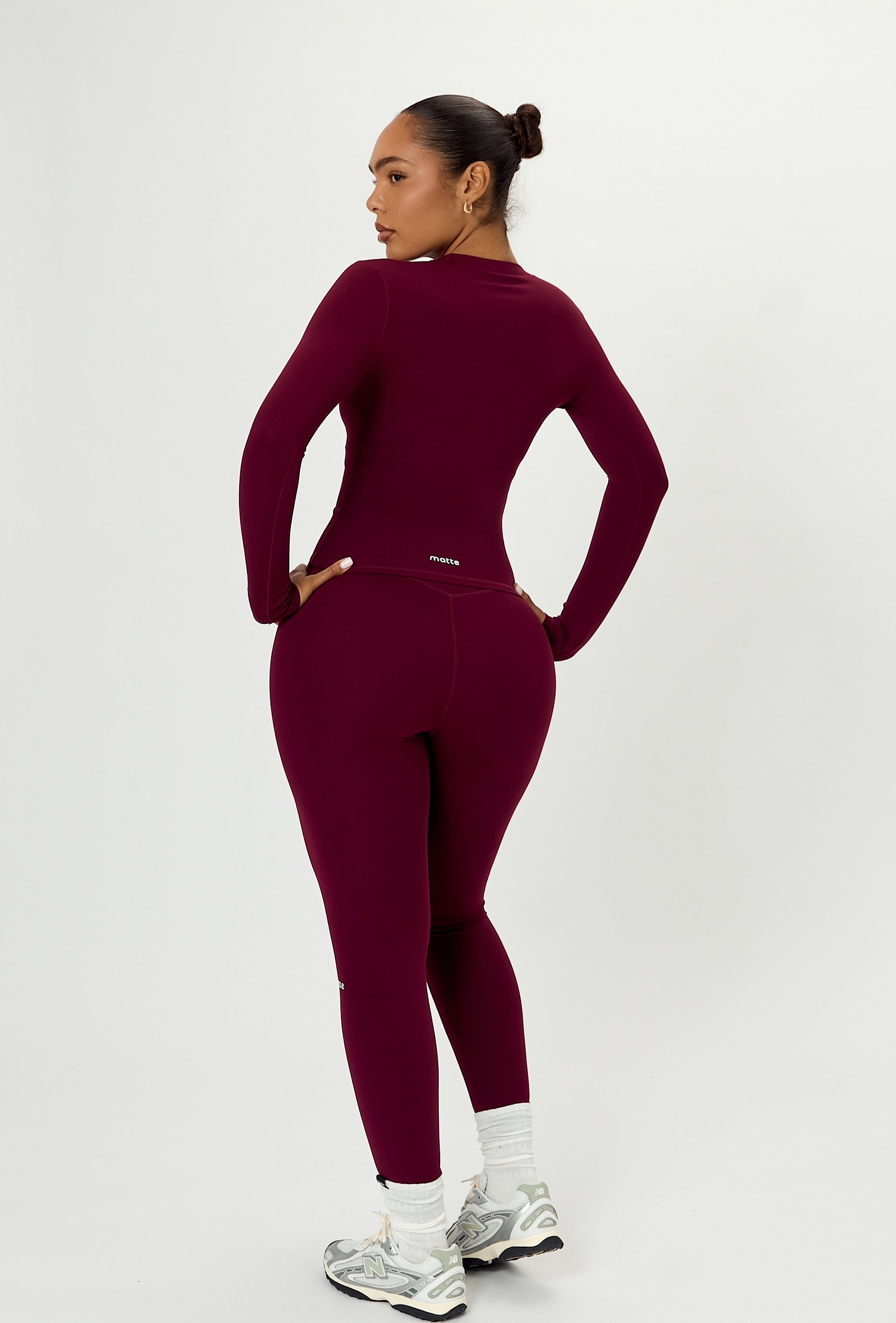 Cloudform Long Sleeve - Burgundy