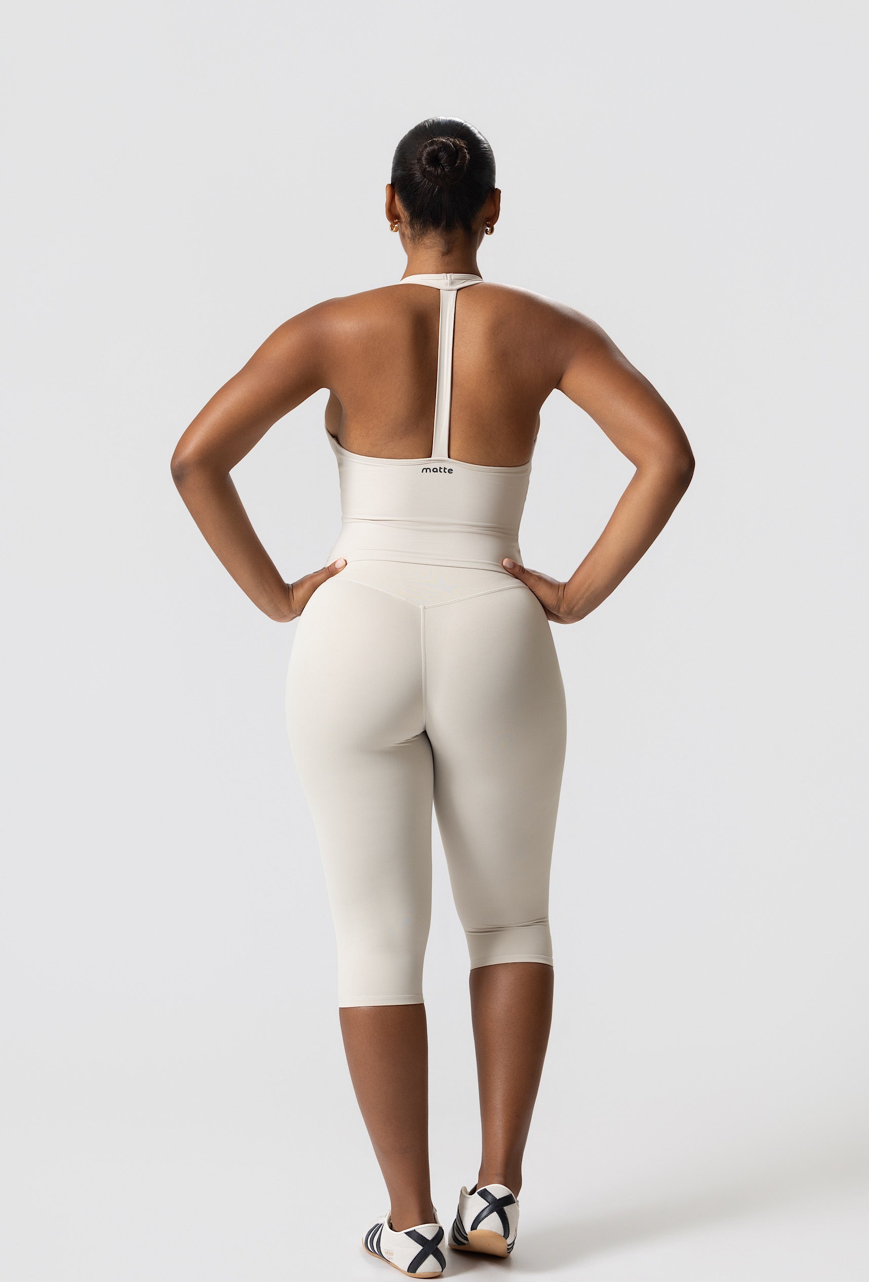 Linea Double Layer Halter - Iced vanilla