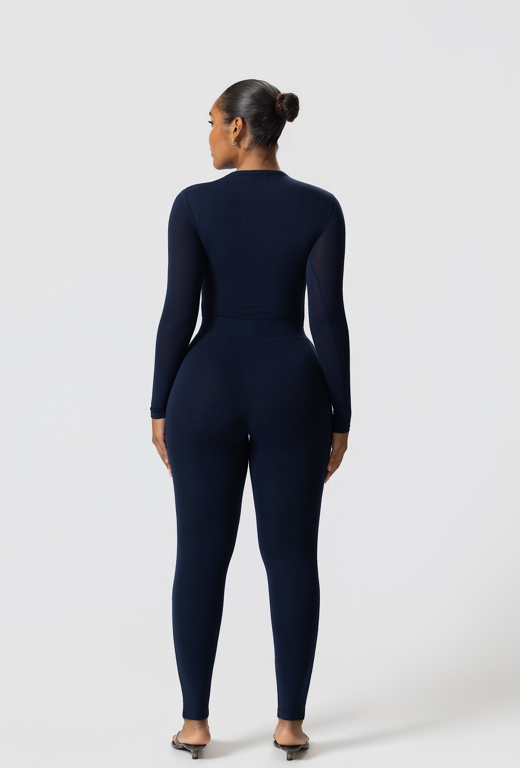 Matte Basix Sculpt Leggings - Navy