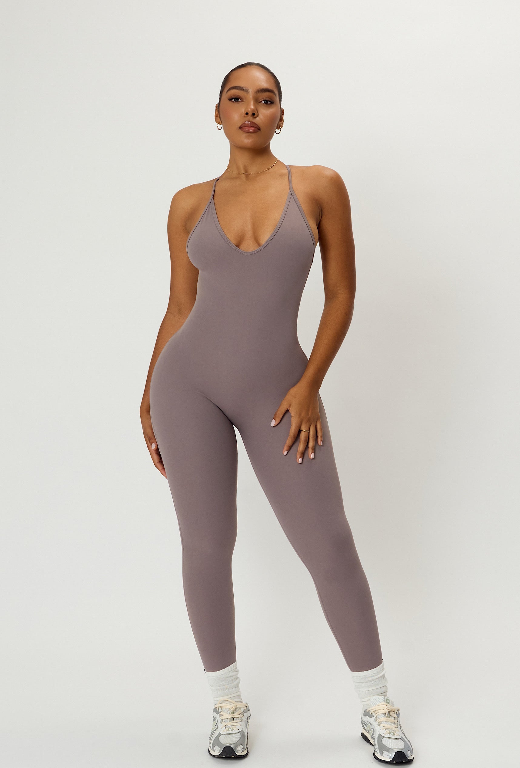 Layer One Jumpsuit - Taupe