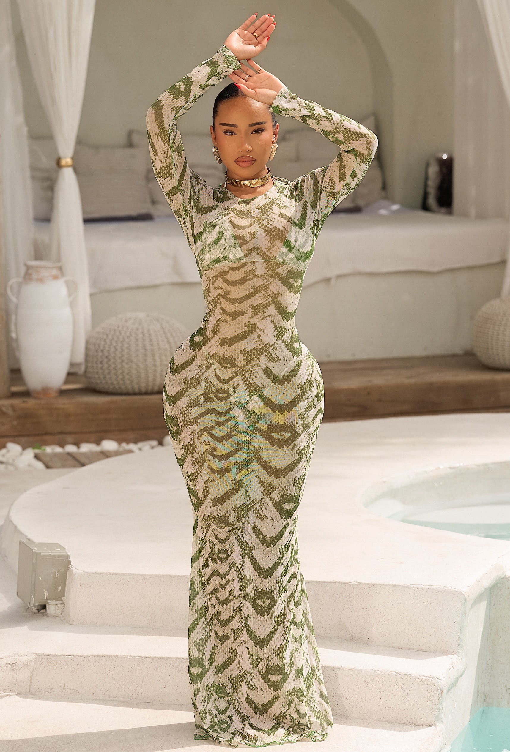 Linus Cover Up Dress - Villa Serpente