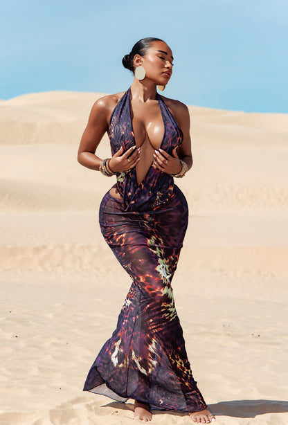 Makari Cover Up Dress - Sahara Noir