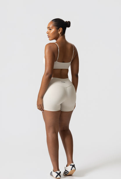 Essential 4" Biker Shorts - Iced Vanilla