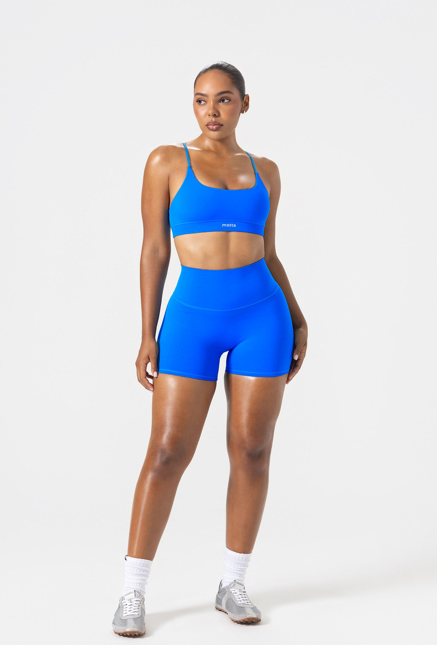 Essential 4" Biker Shorts - Santorini
