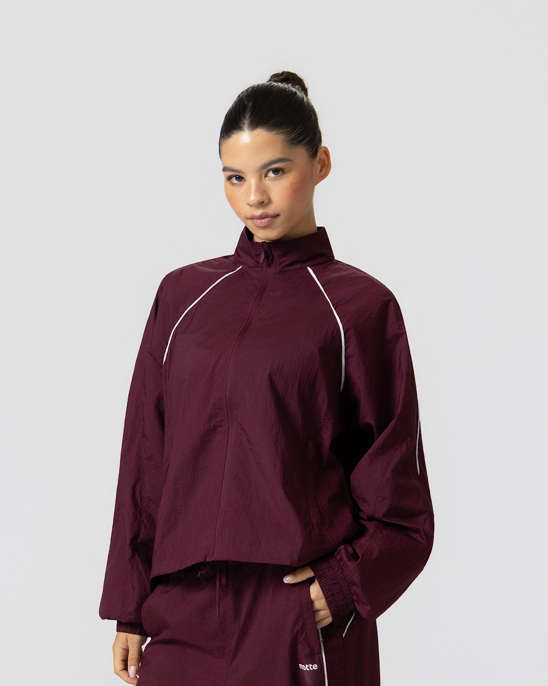 Academy Windbreaker - Burgundy