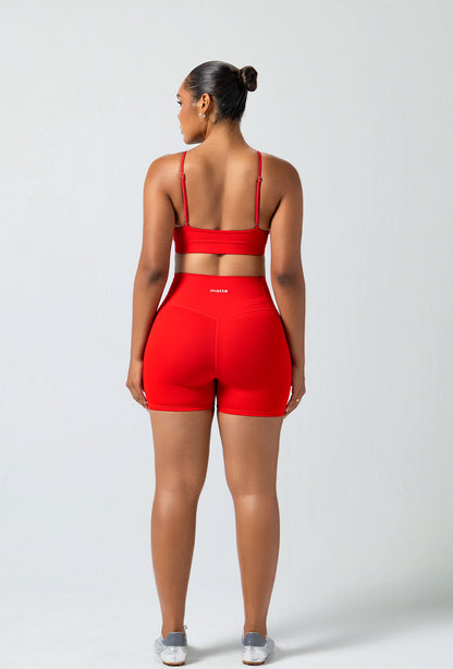 Essential 4" Biker Shorts - Maraschino