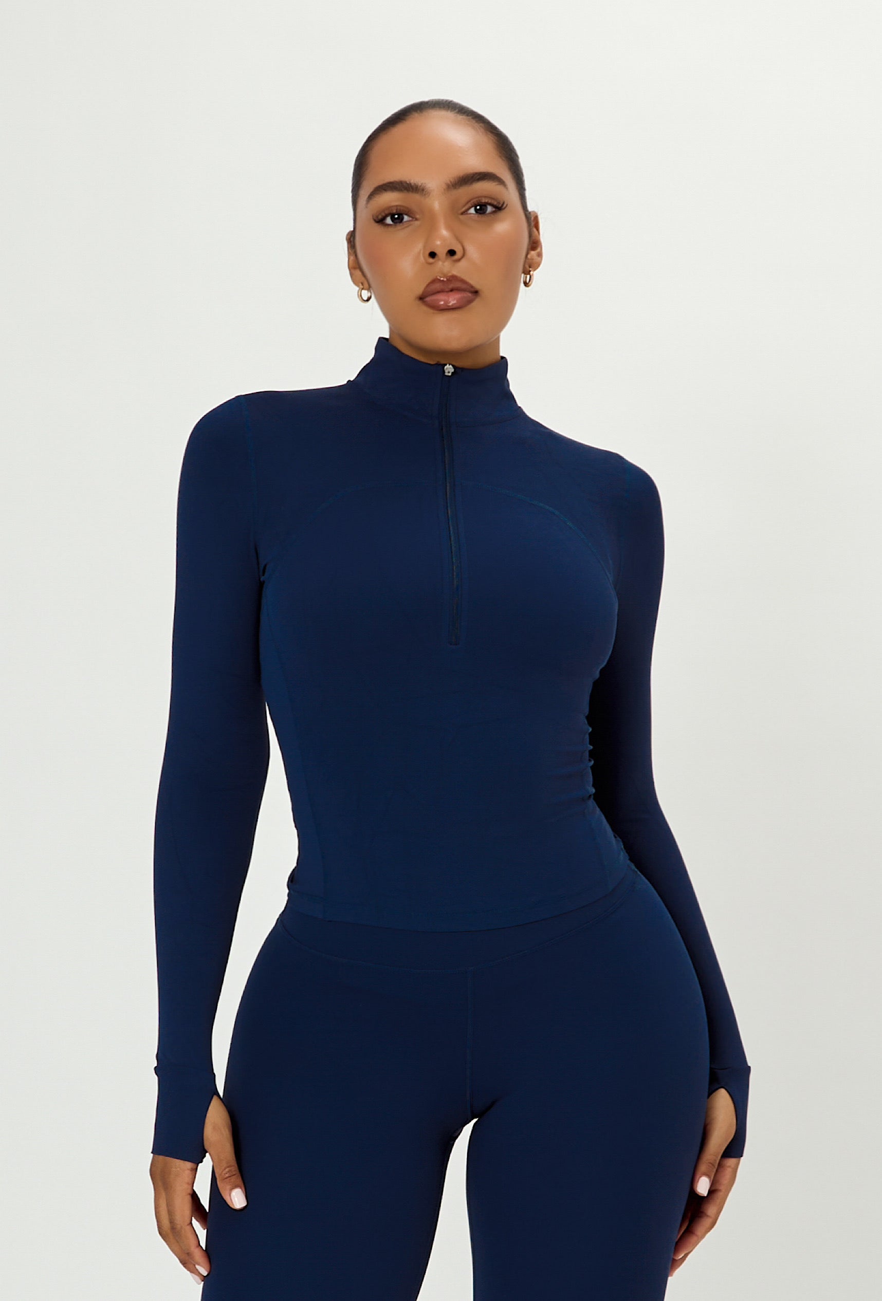 Contour Half Zip - Navy