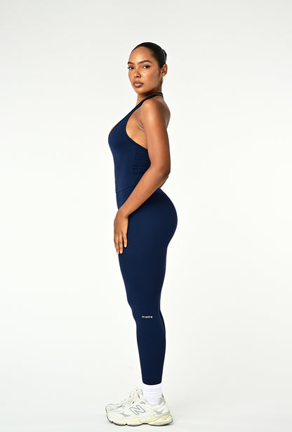 Linea Halter Top - Navy