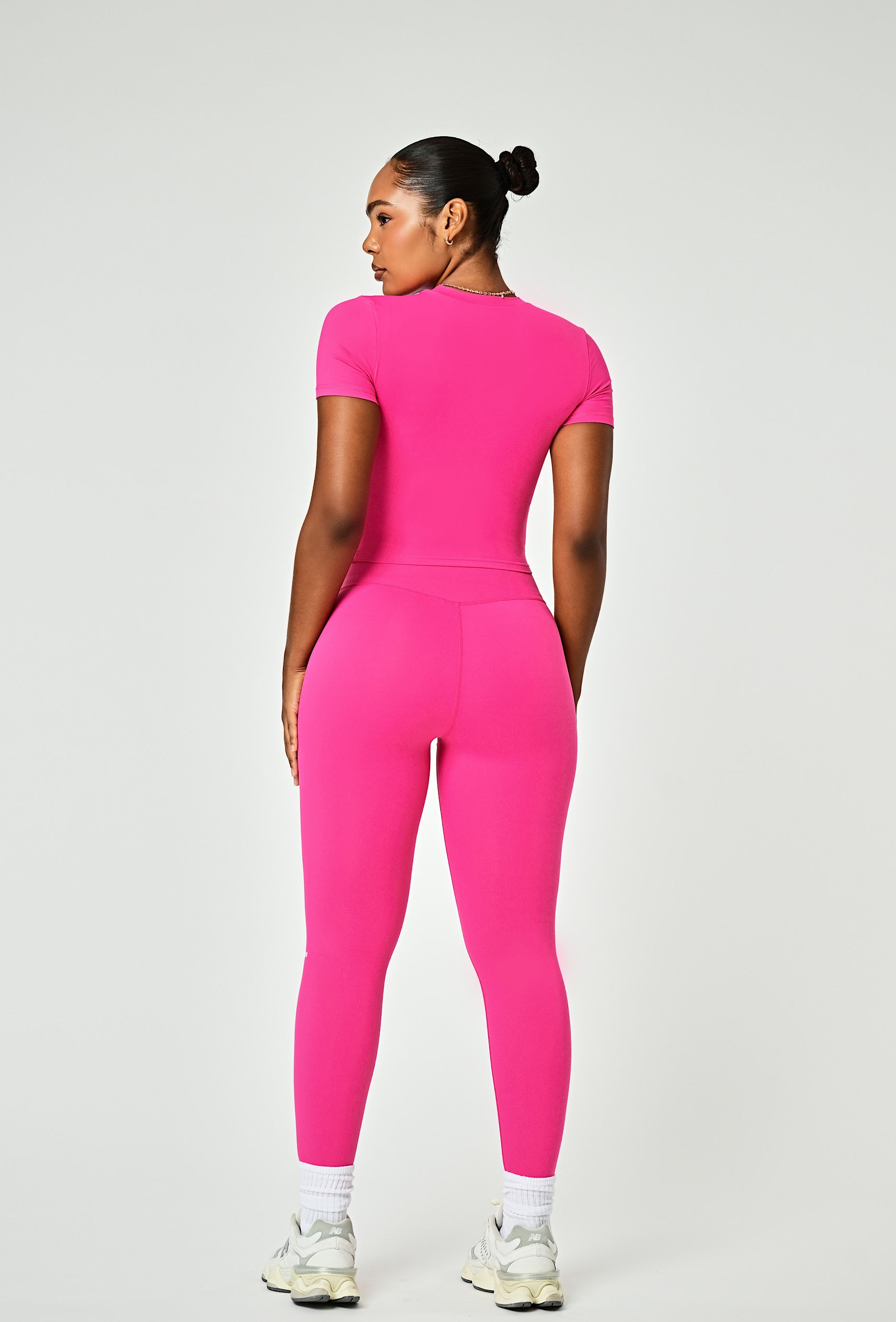 Cloudform Crop - Pink Berry