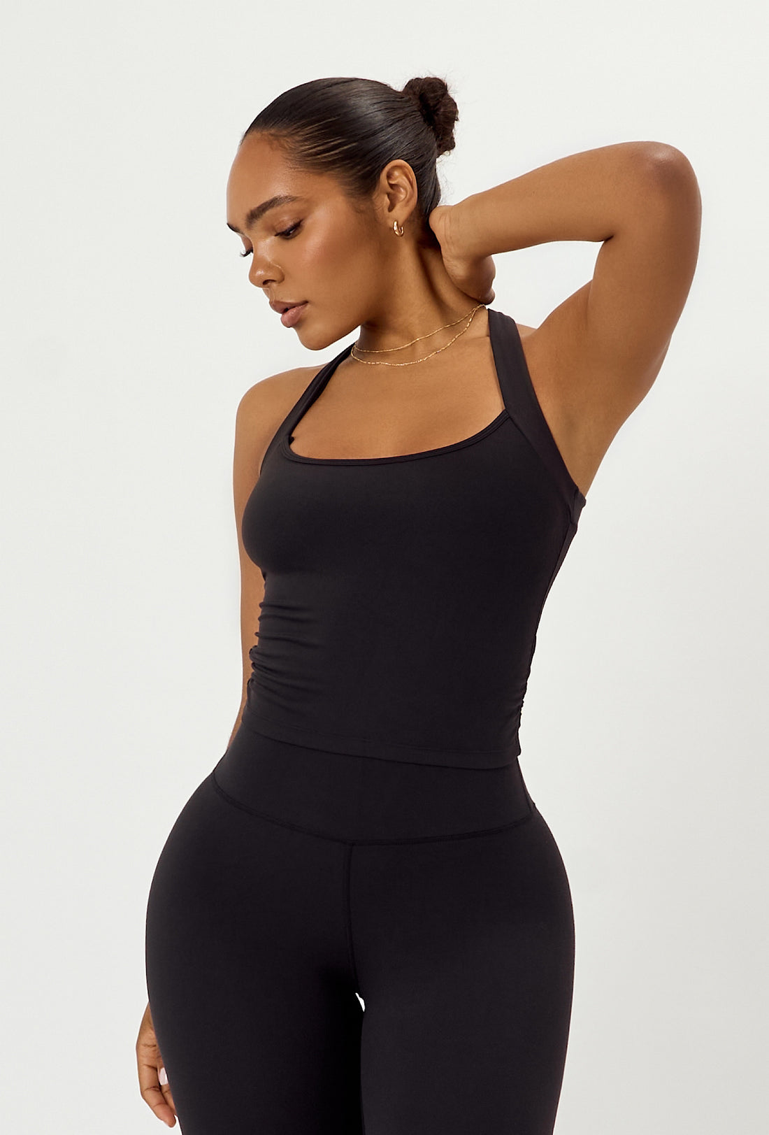 Soft Cinch Tank - Black