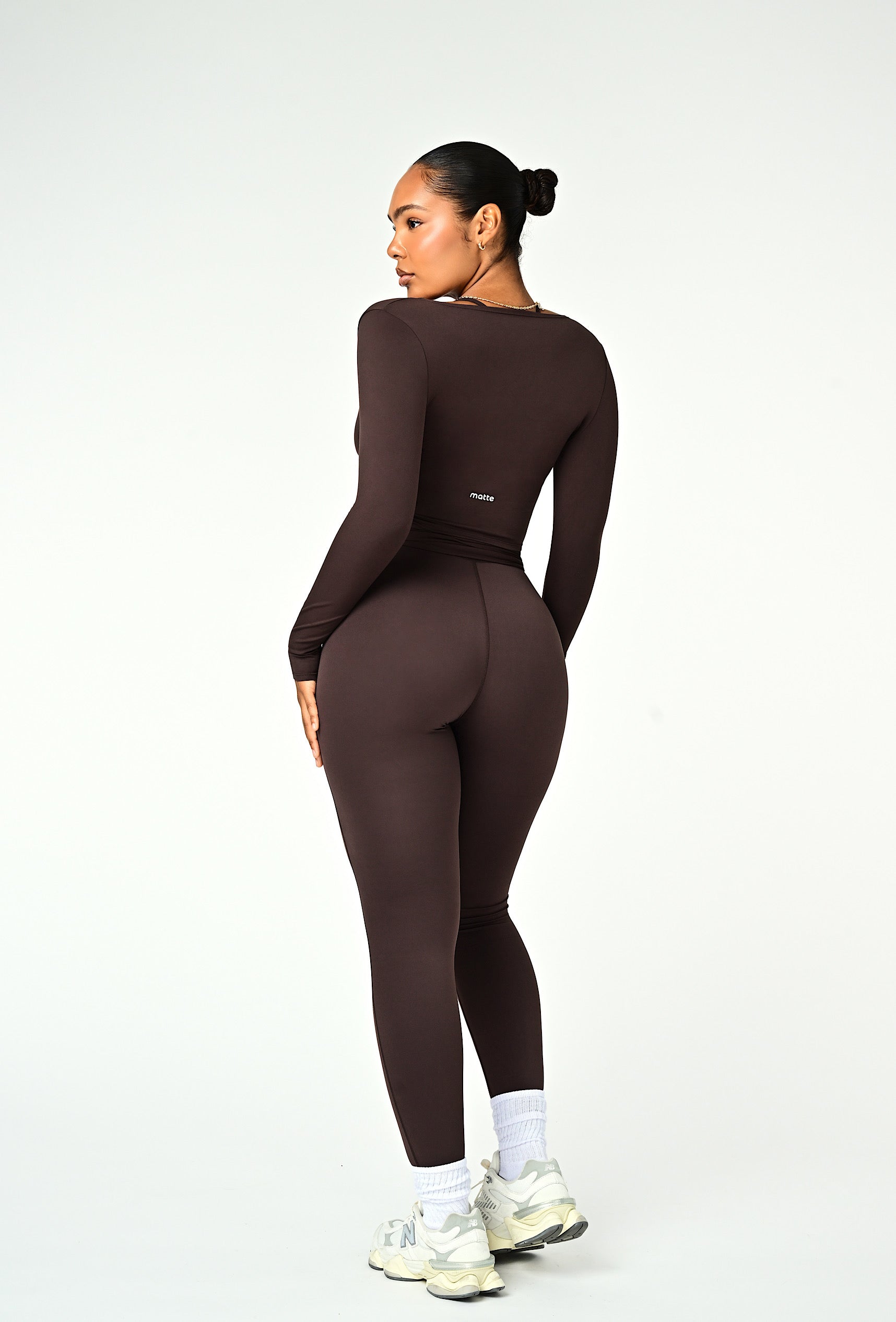 Forma Wrap Top - Espresso