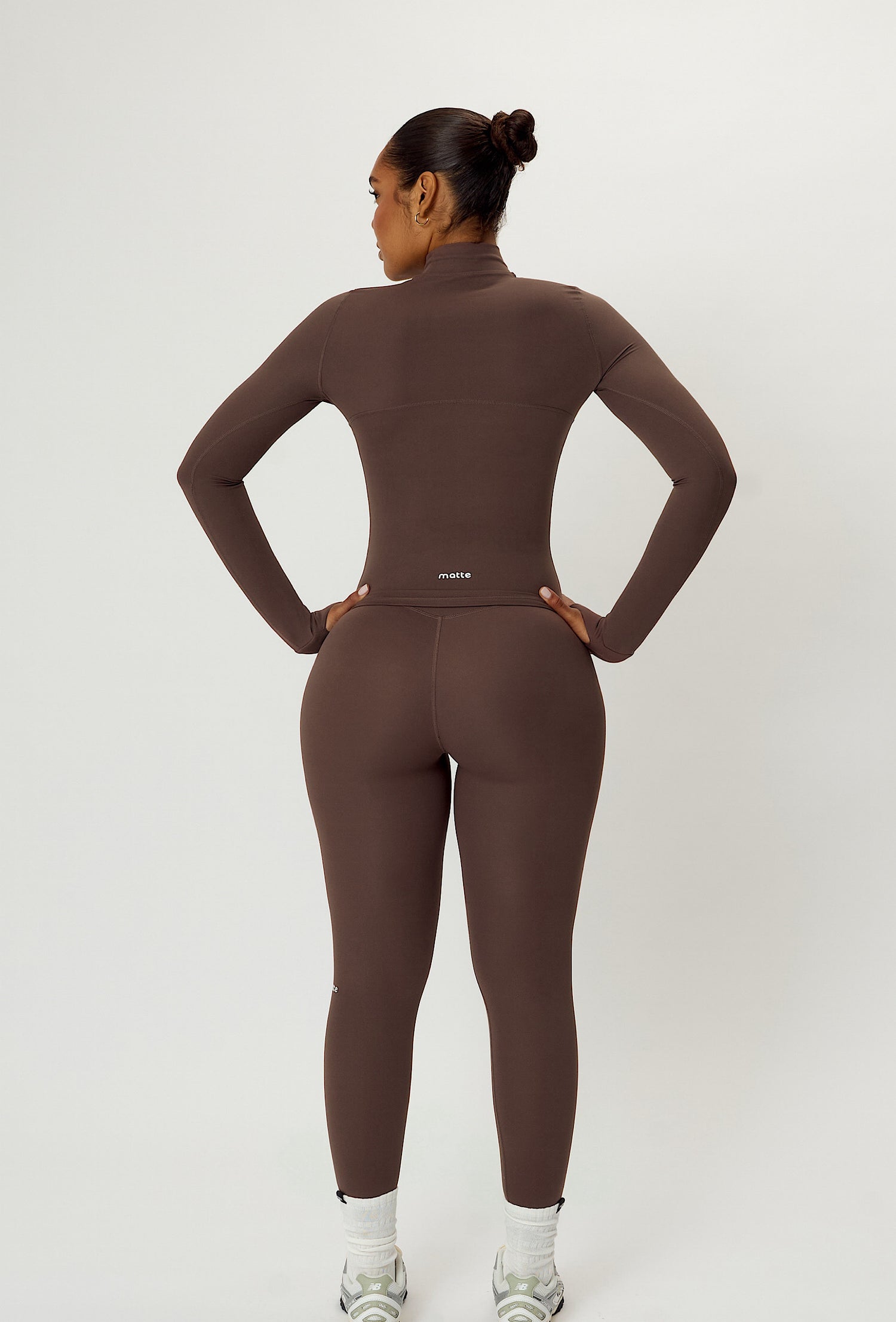 Contour Half Zip - Cocoa