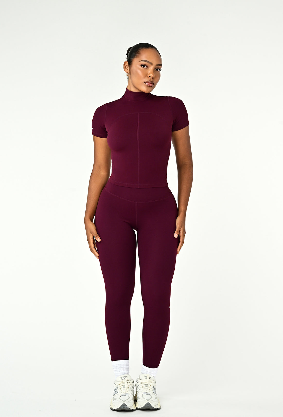 Essential Legging - Burgundy