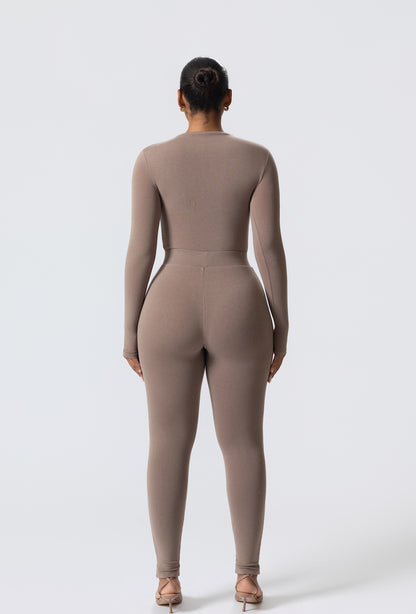 Matte Basix Sculpt Leggings - Nude