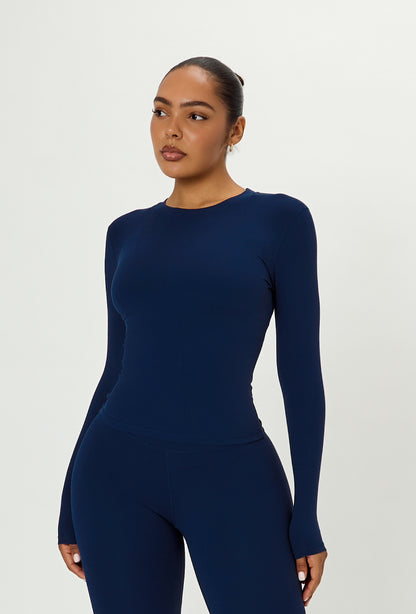 Cloudform Long Sleeve - Navy
