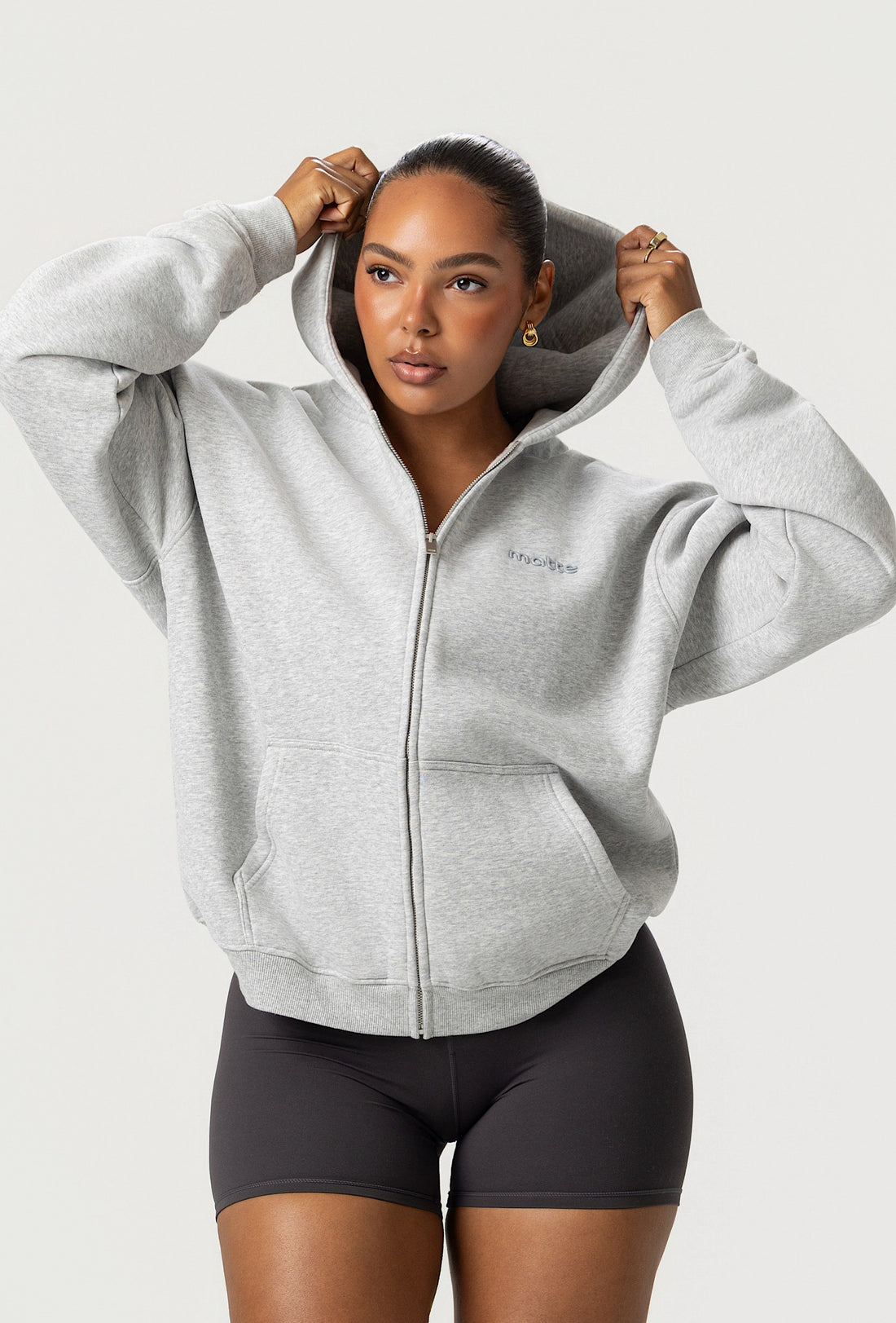 Staple Boyfriend Hoodie - Heather Gray