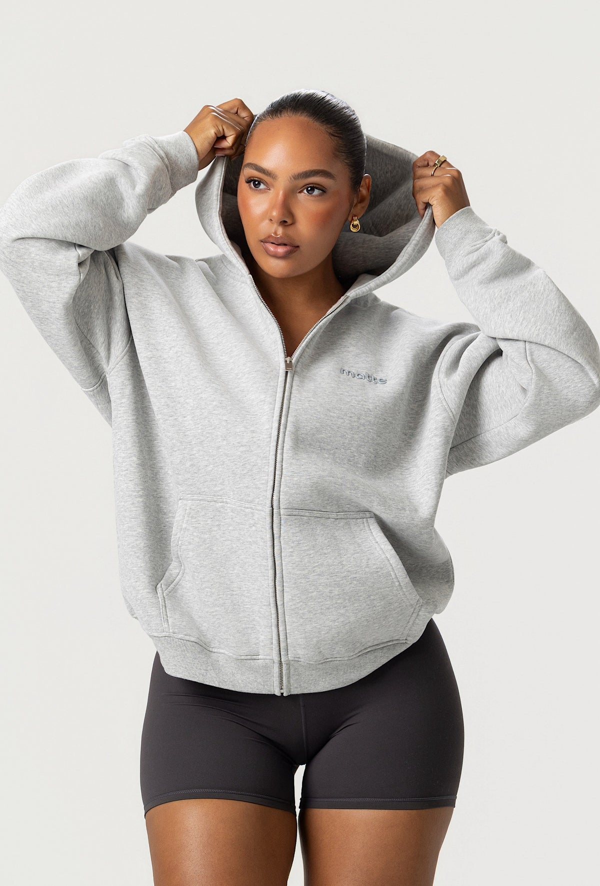 Staple Boyfriend Hoodie - Heather Gray