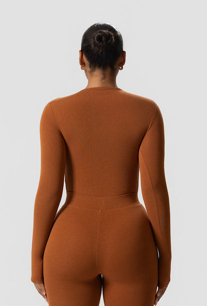 Matte Basix Sculpt Bodysuit - Sienna