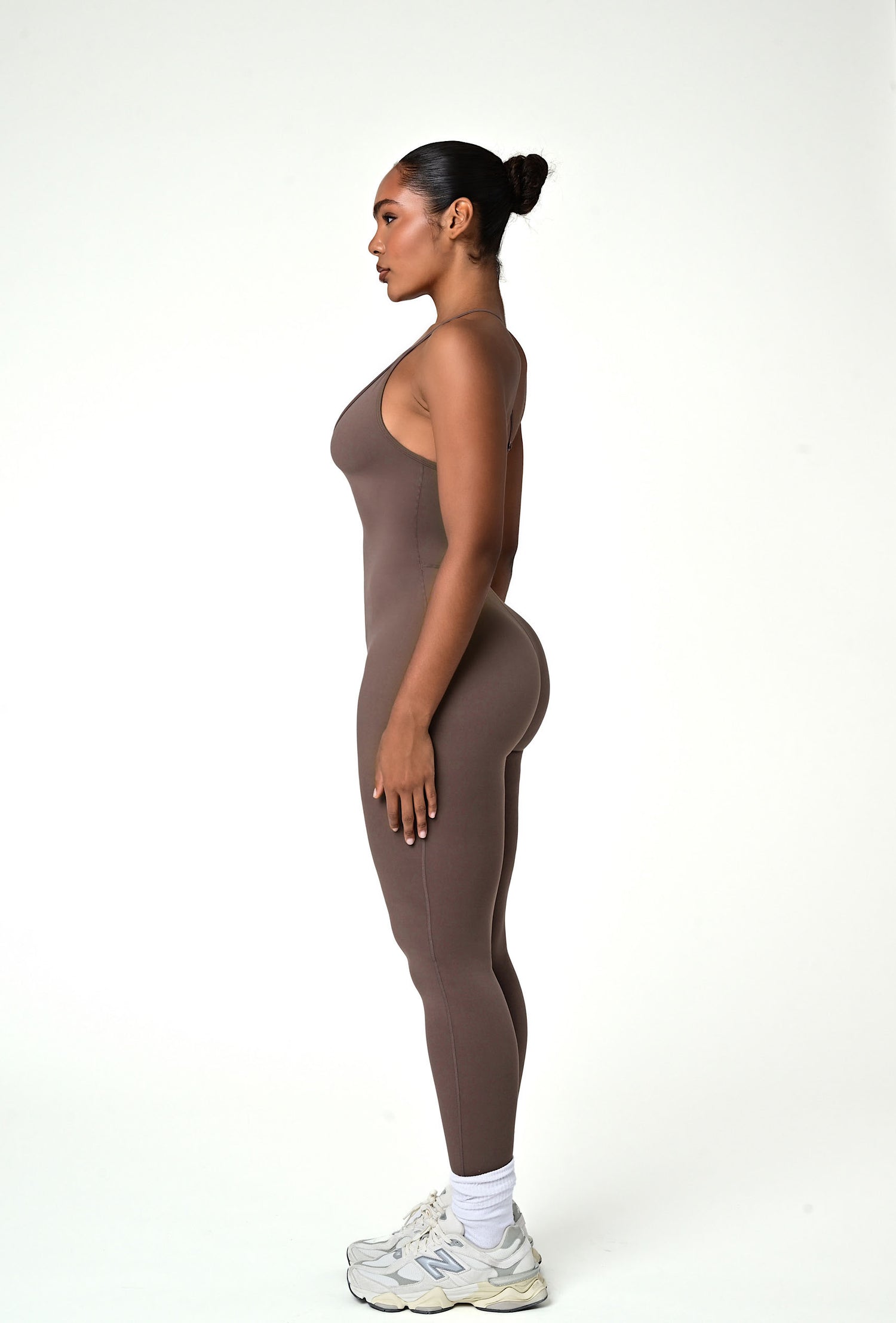 Layer One Jumpsuit - Soft Cocoa