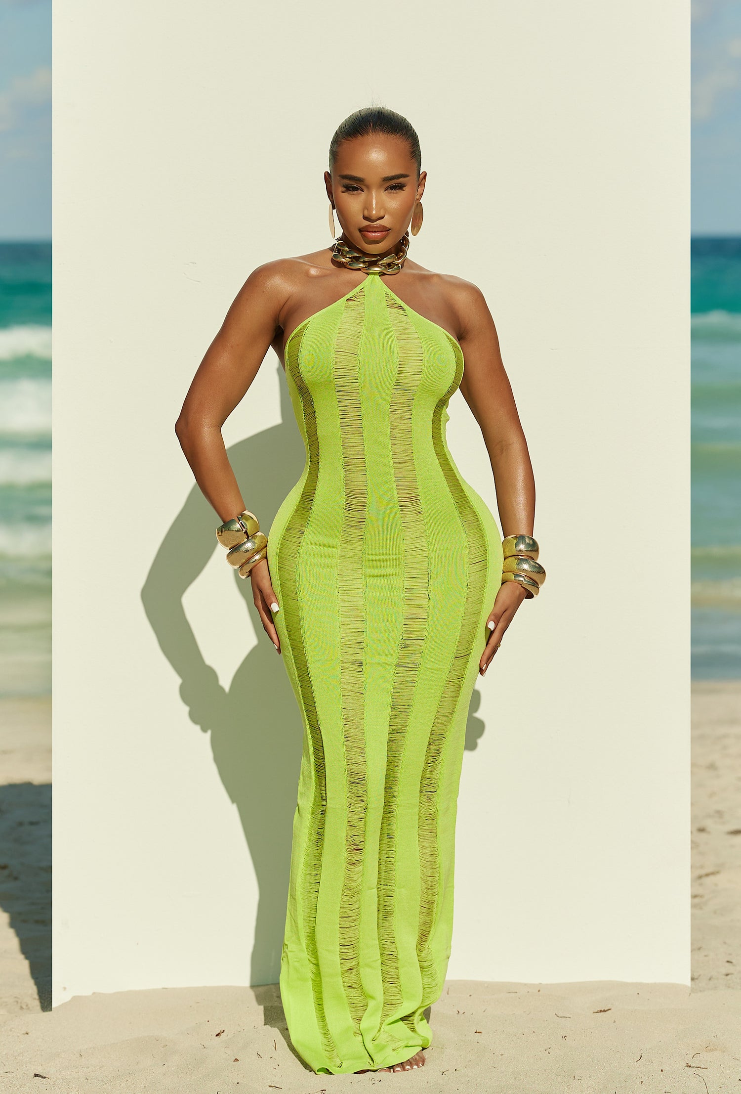 Matte Resort Alexandra Dress - Citrus