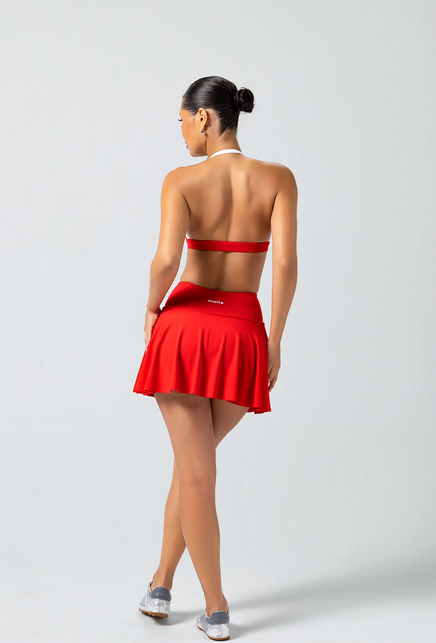Lounge Tennis Skirt - Maraschino