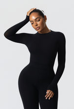 Matte Basix Sculpt Bodysuit - Black