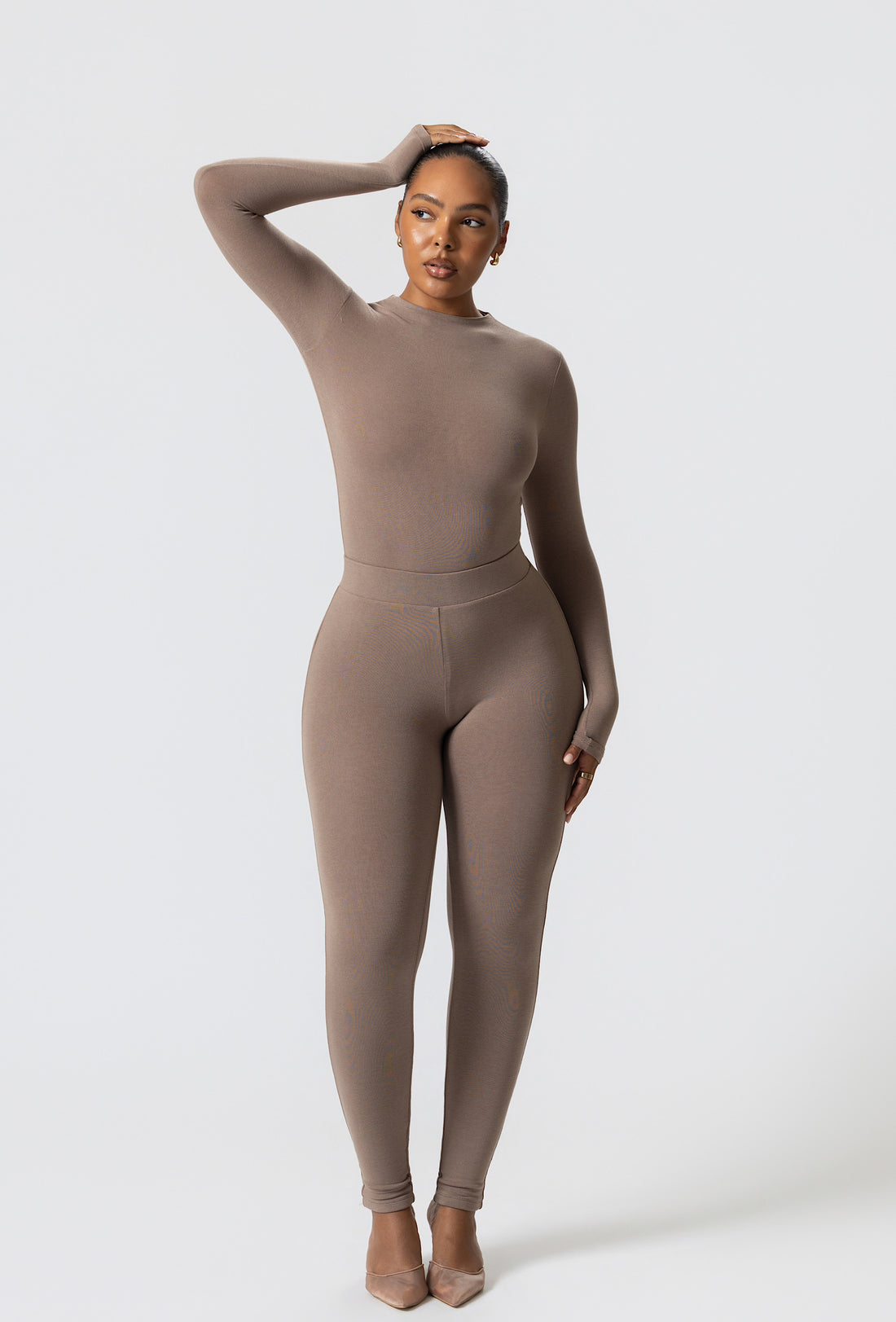 Matte Basix Sculpt Leggings - Nude