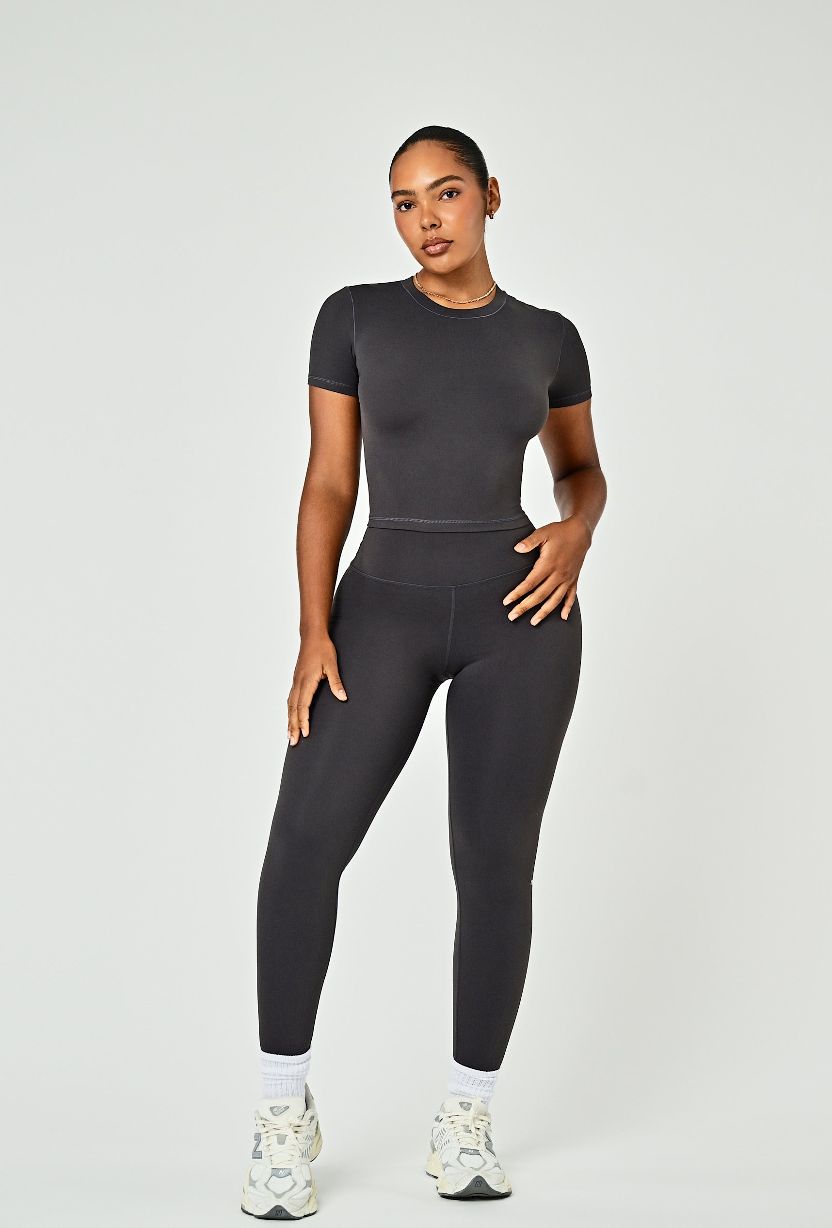 Cloudform Crop - Slate Gray