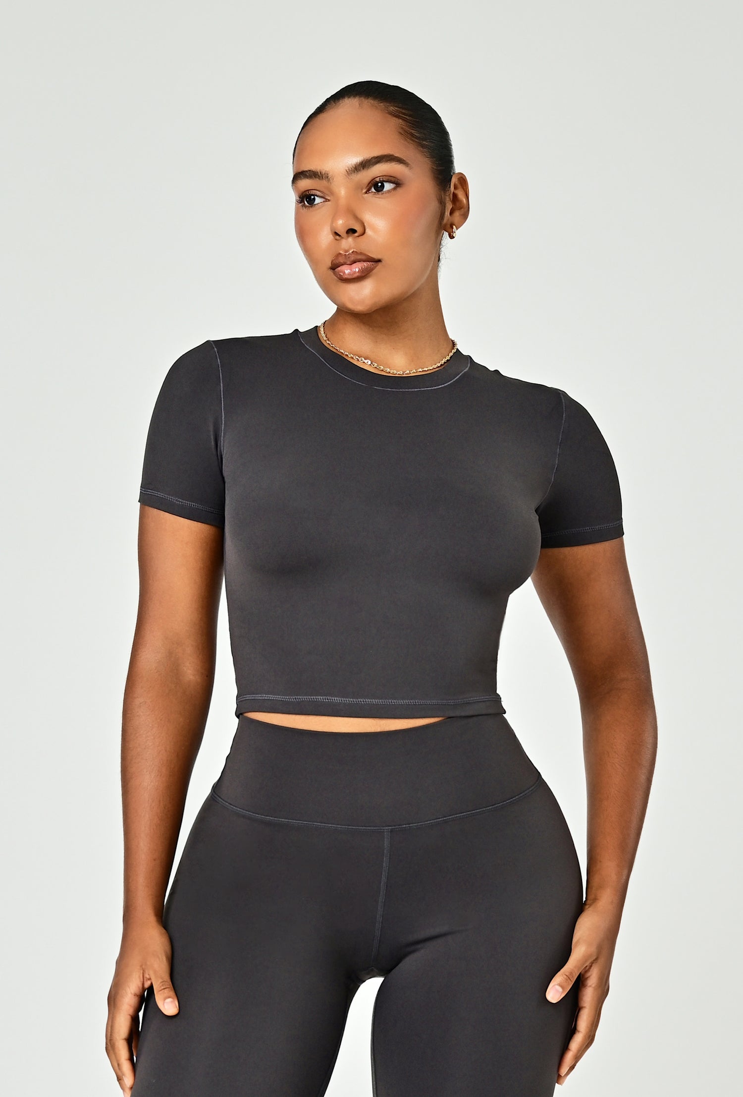 Cloudform Crop - Slate Gray