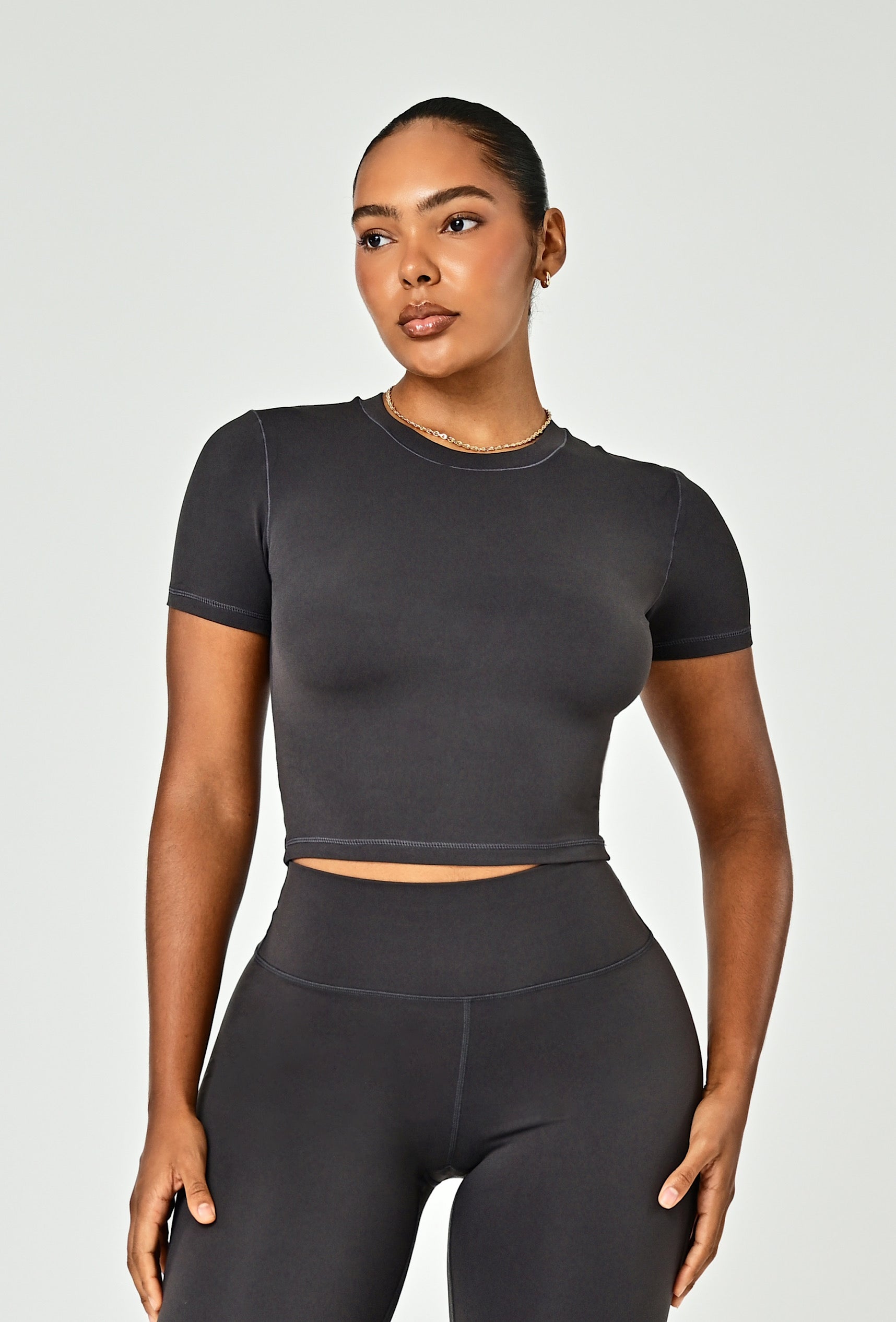 Cloudform Crop - Slate Gray