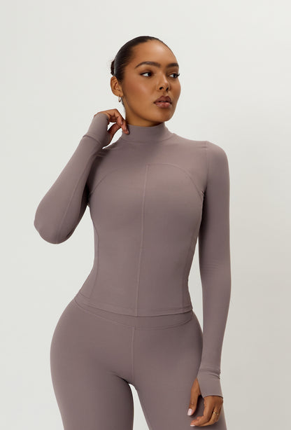 Contour Long Sleeve - Taupe
