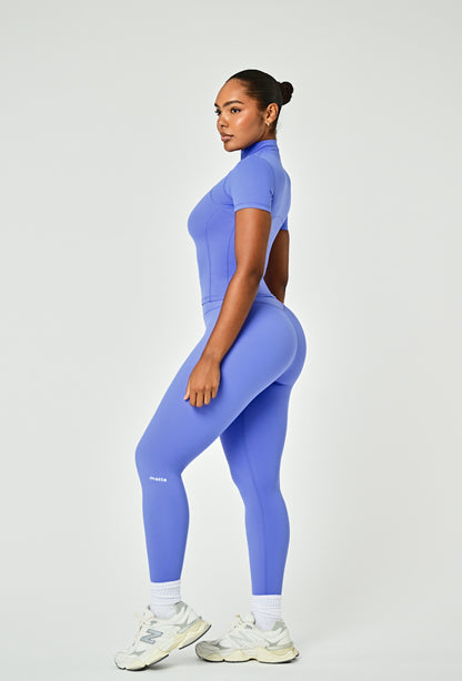 Contour Mock Neck - Jetset Blue