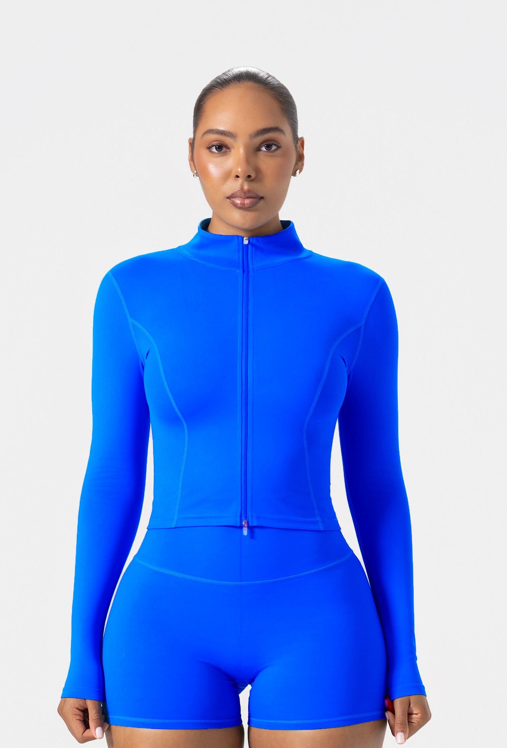 CULINI 24SS セットアップ Sculpt Zip Long Sleeve - Santorini