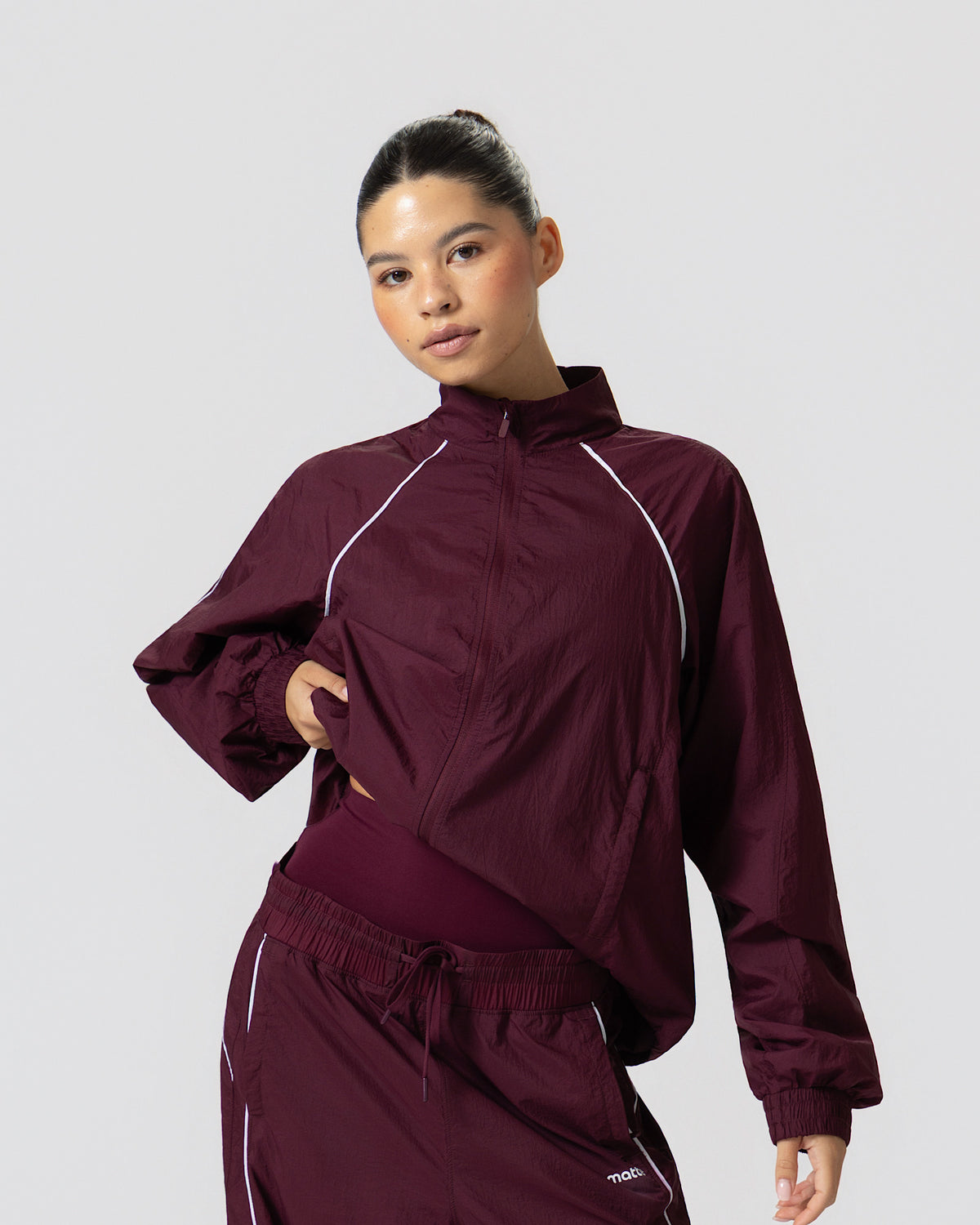 Academy Windbreaker - Burgundy