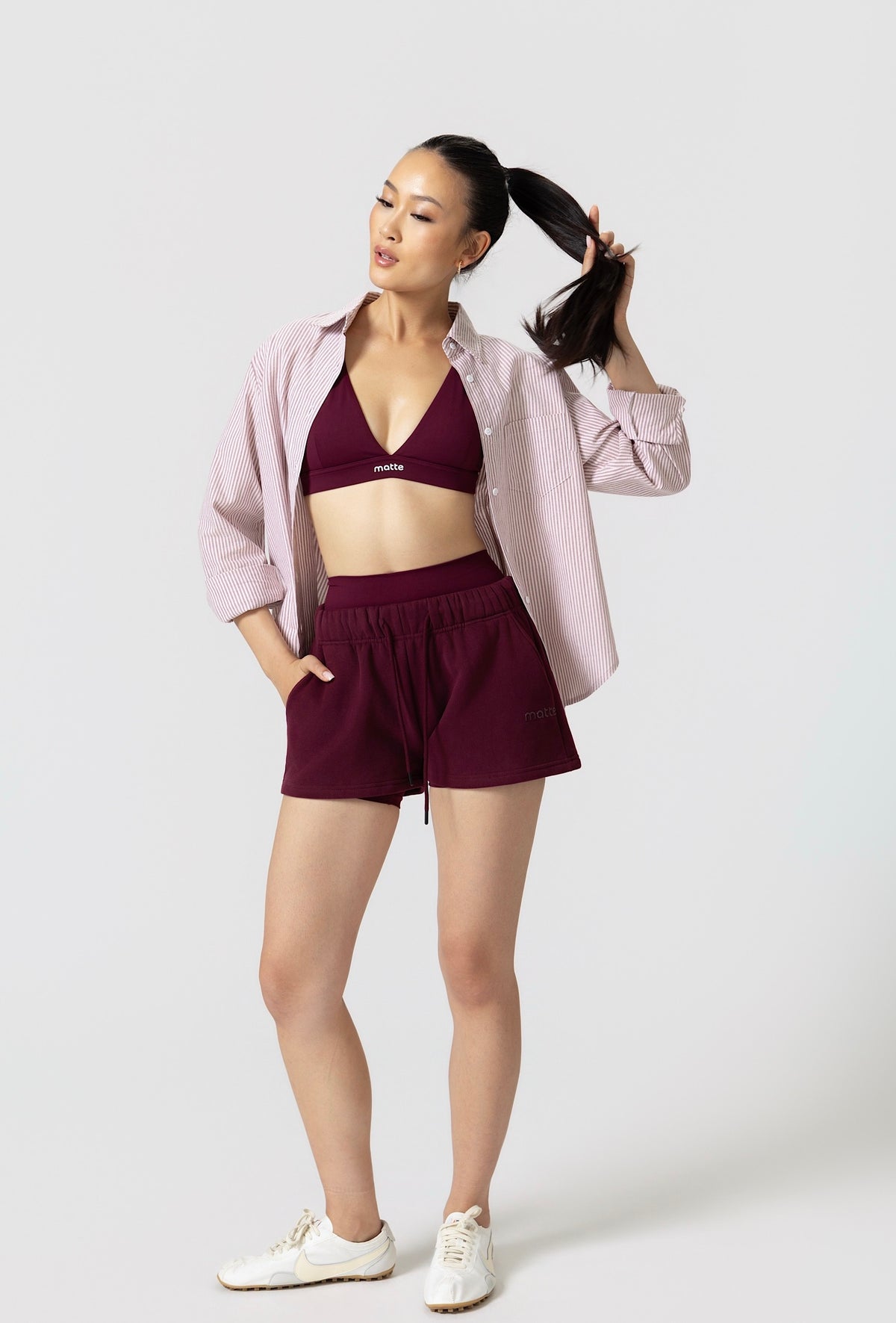 Staple Shorts - Burgundy