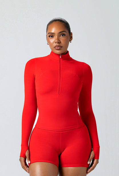 Contour Half Zip - Maraschino