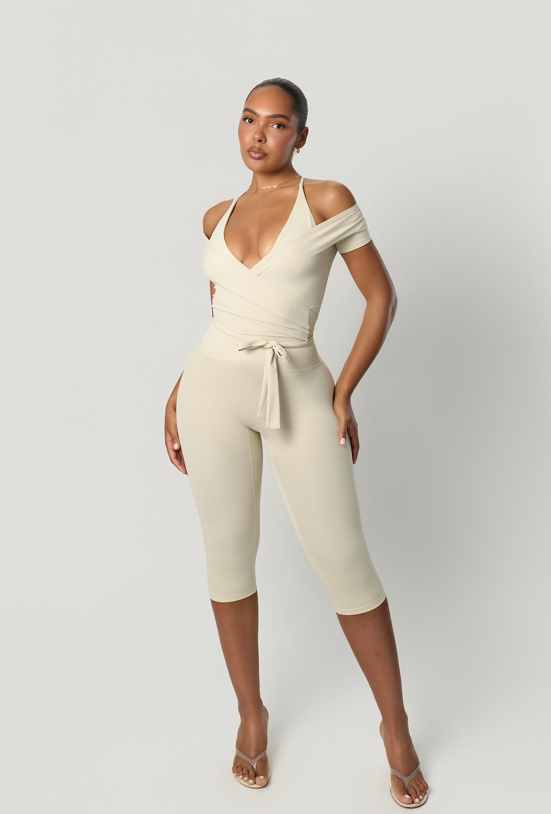 Capri Essential Legging - Vanilla