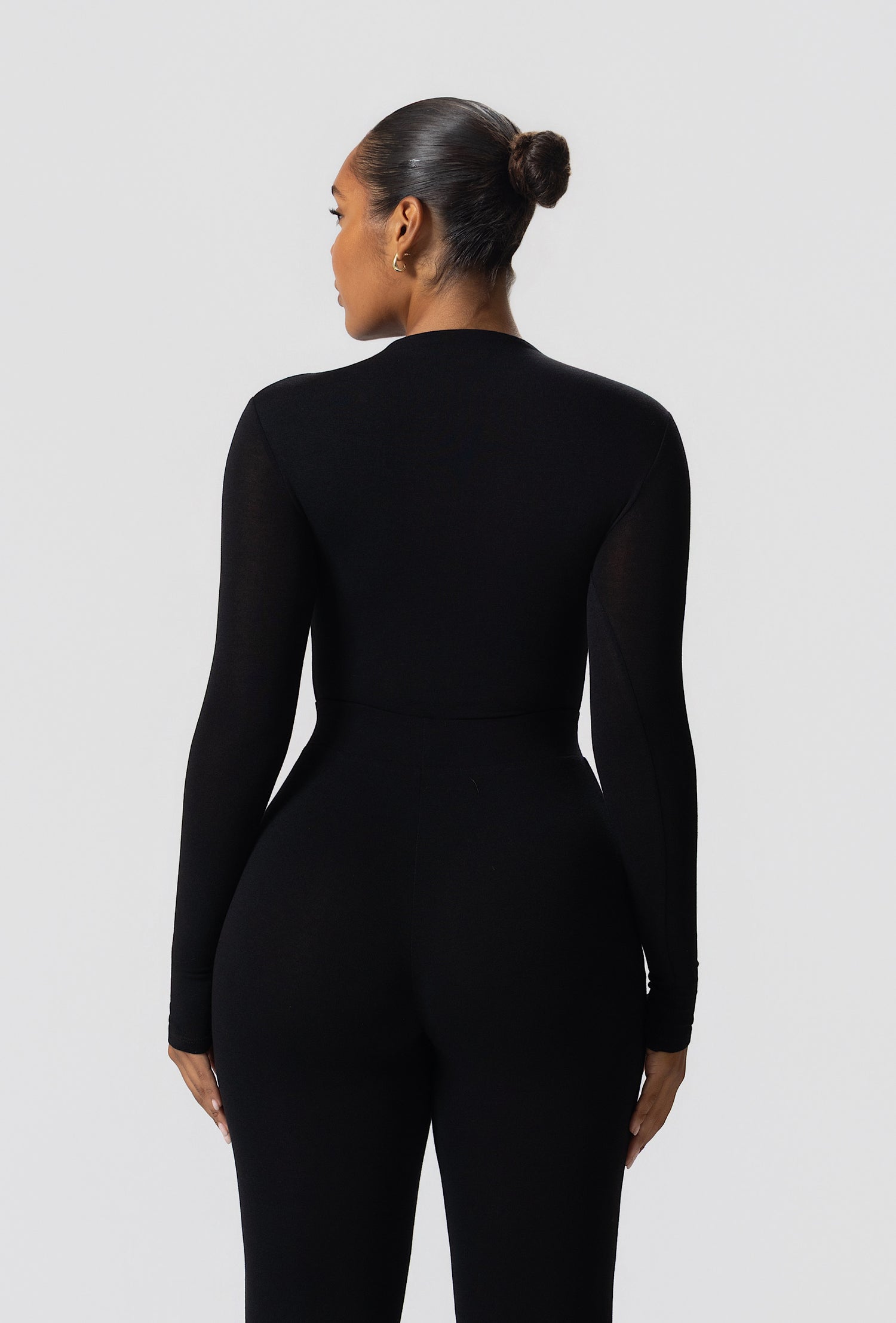 Matte Basix Sculpt Bodysuit - Black