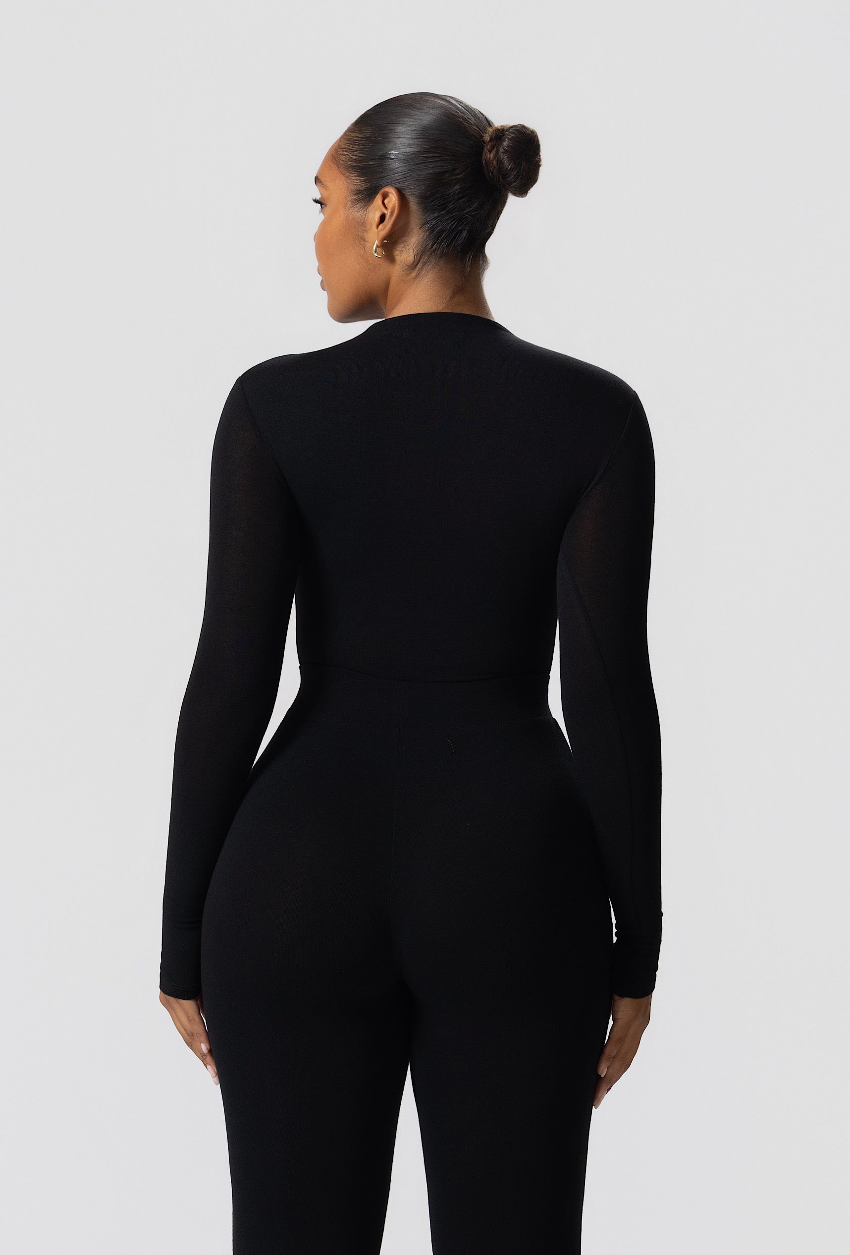 Matte Basix Sculpt Bodysuit - Black