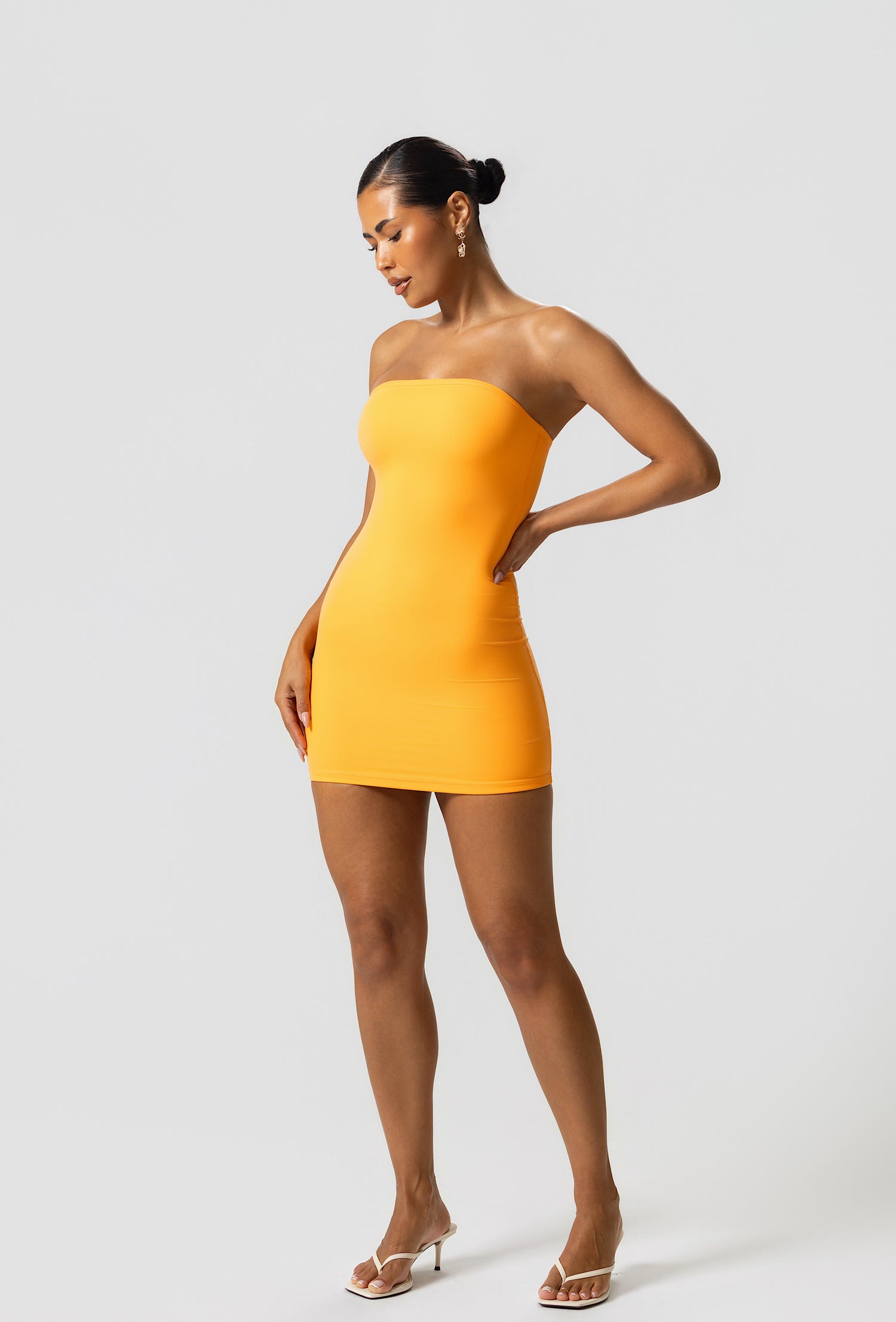 Sculpting Tube Mini Dress- Bellini
