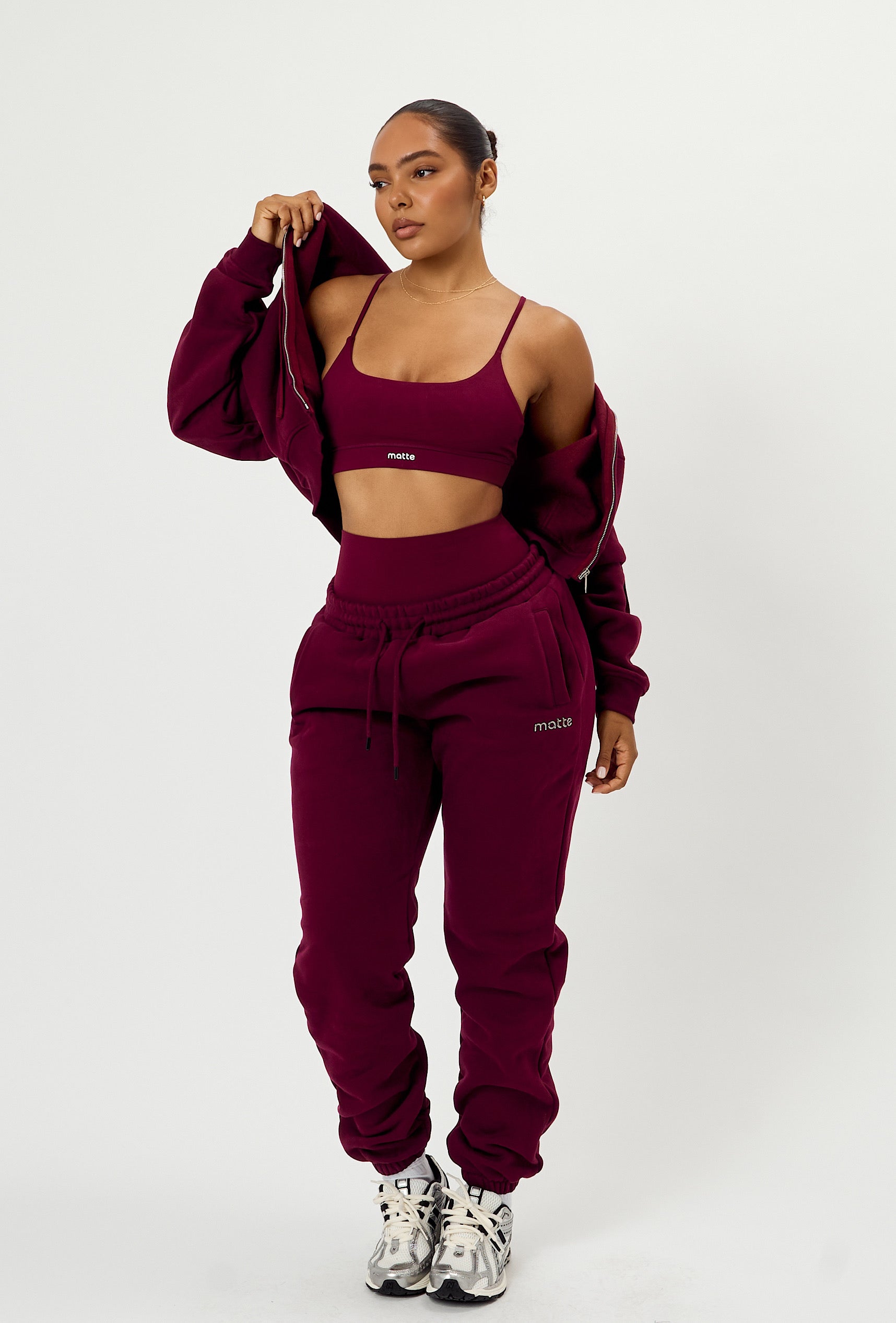 Staple Jogger - Burgundy